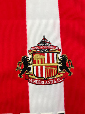 2004/05 Sunderland Home L/S Shirt (L) 9/10