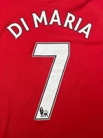 2014/15 Manchester United Home L/S Shirt Di Maria #7 (M) 9/10