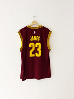 2010-17 Cleveland Cavaliers Adidas Road Jersey James #23 (M) 9/10