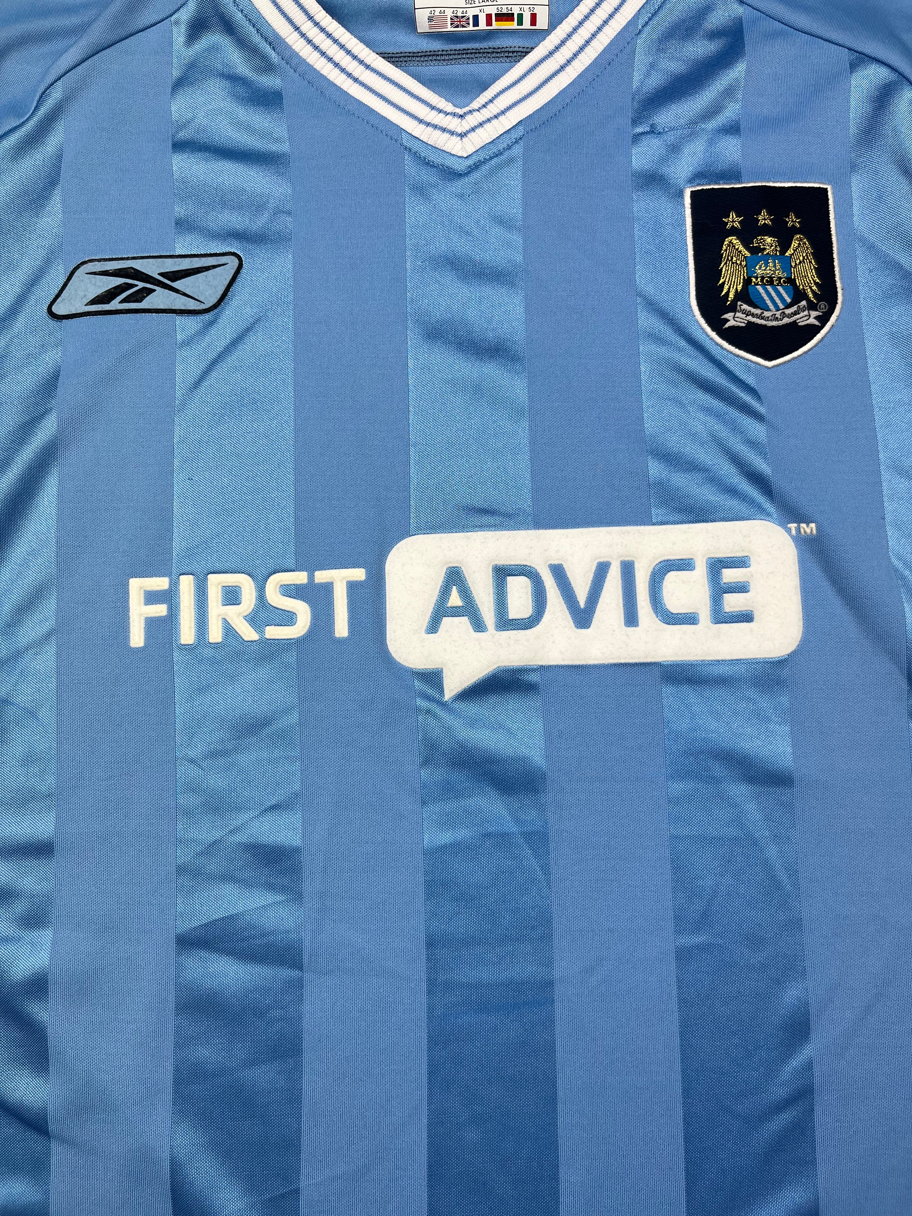 2003/04 Manchester City Home Shirt (L) 8.5/10