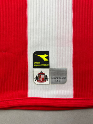 2004/05 Sunderland Home L/S Shirt (L) 9/10