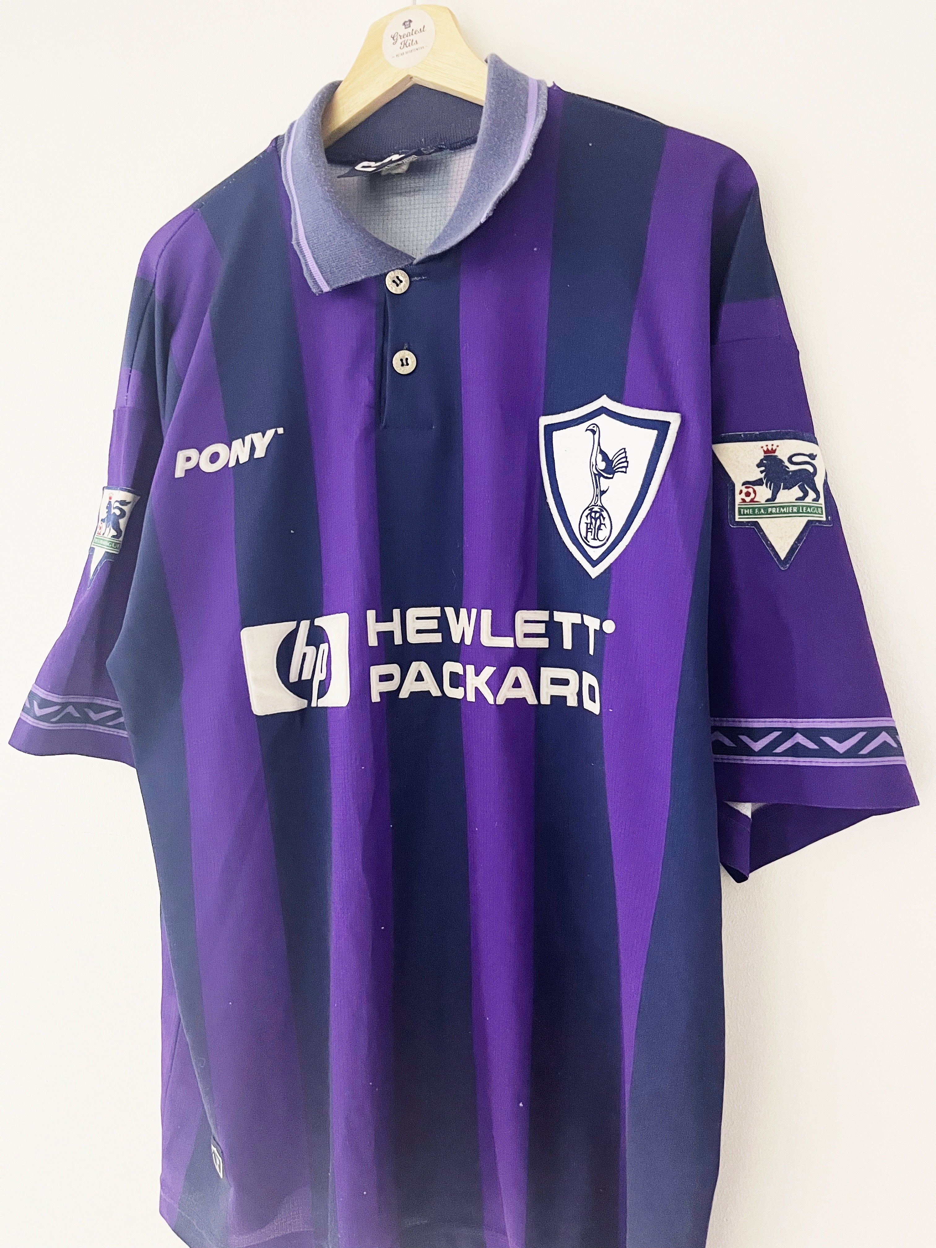 1995/97 Tottenham Hotspur Away Shirt Sheringham #10 (L) 8/10