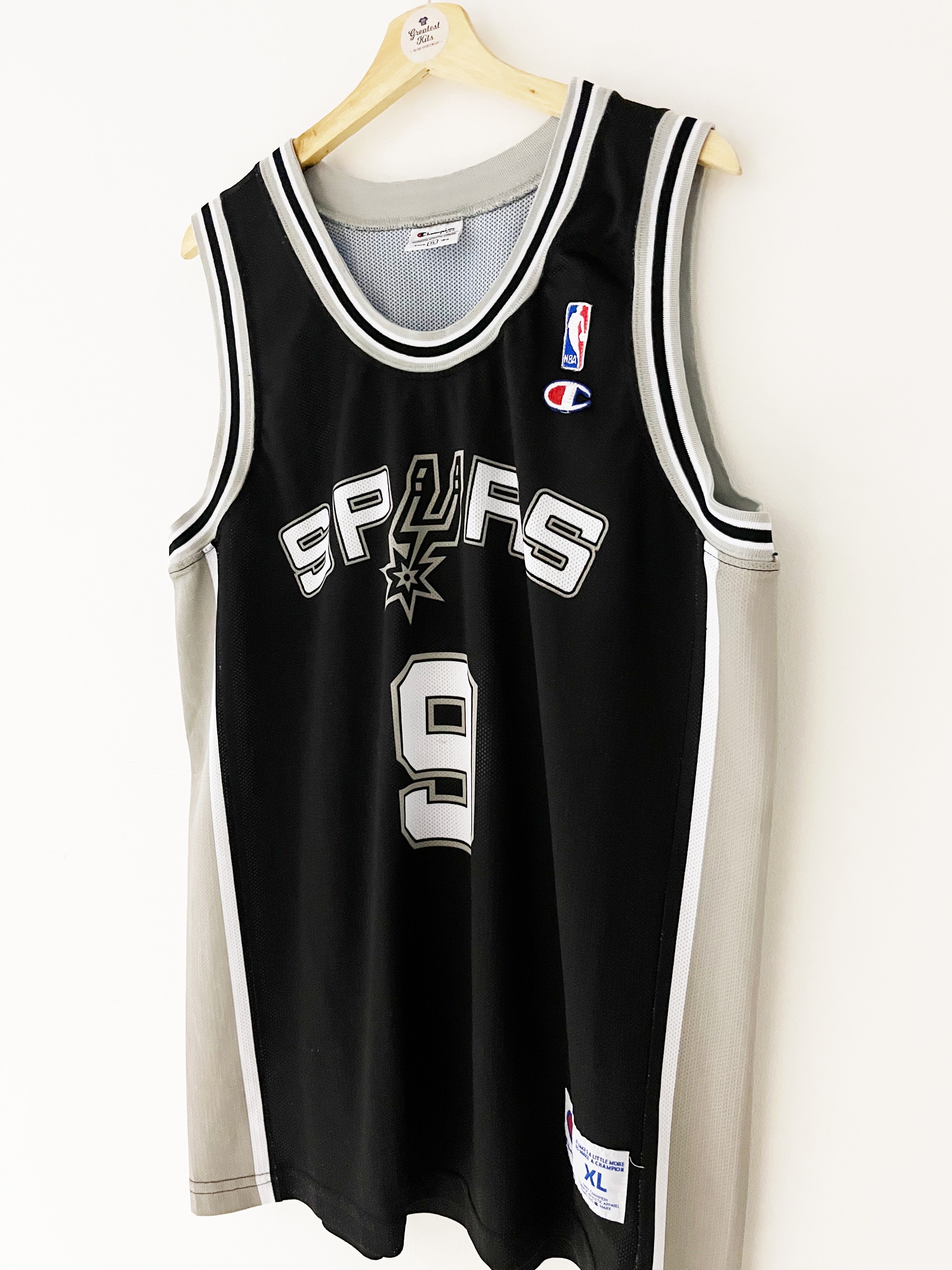 2001-02 San Antonio Spurs Champion Road Jersey Parker #9 (XL) 9/10