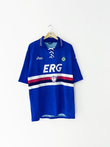 1994/95 Sampdoria Home Shirt (XL) 7.5/10