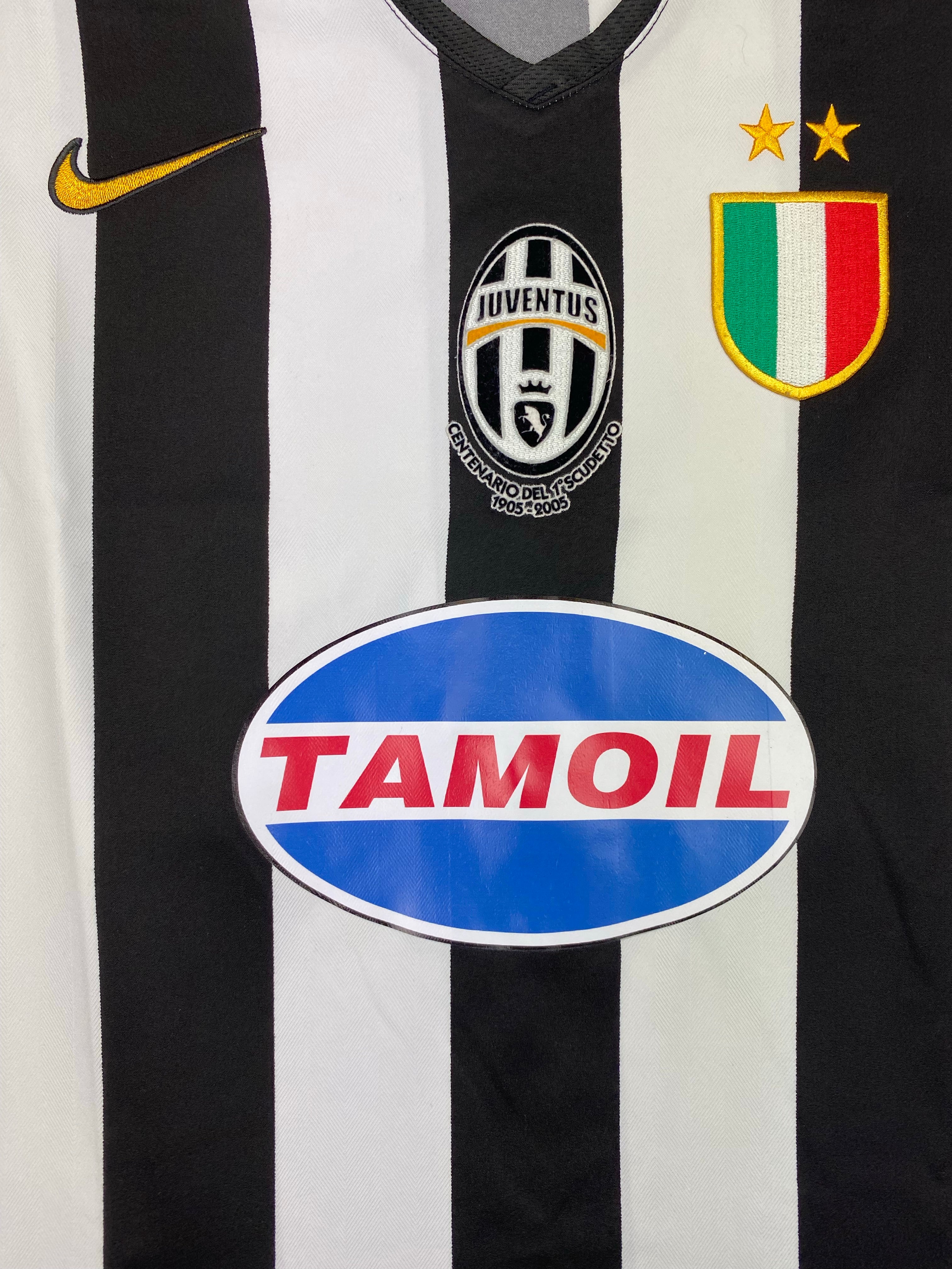 2005/06 Juventus Centenary Home Shirt (S) 9/10