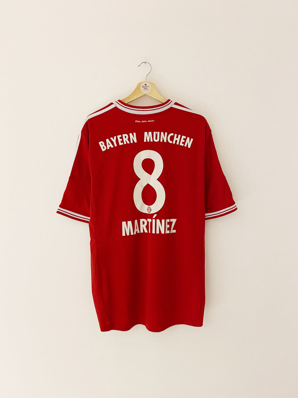 2013/14 Bayern Munich Home Shirt Martinez #8 (XL) 8.5/10