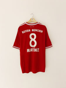 2013/14 Bayern Munich Home Shirt Martinez #8 (XL) 8.5/10