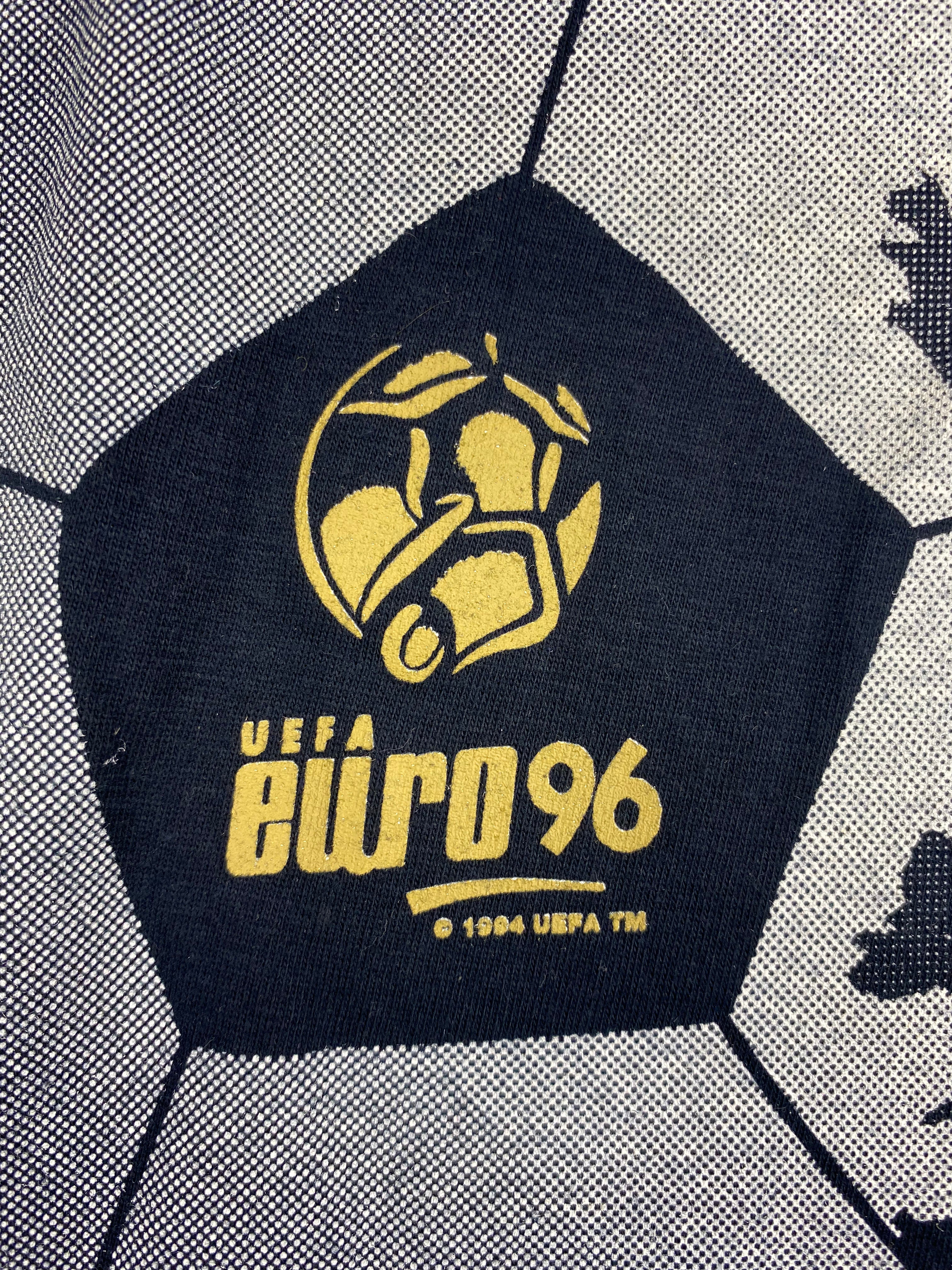 1996 UEFA Euro 96 T-Shirt (XL) 9/10