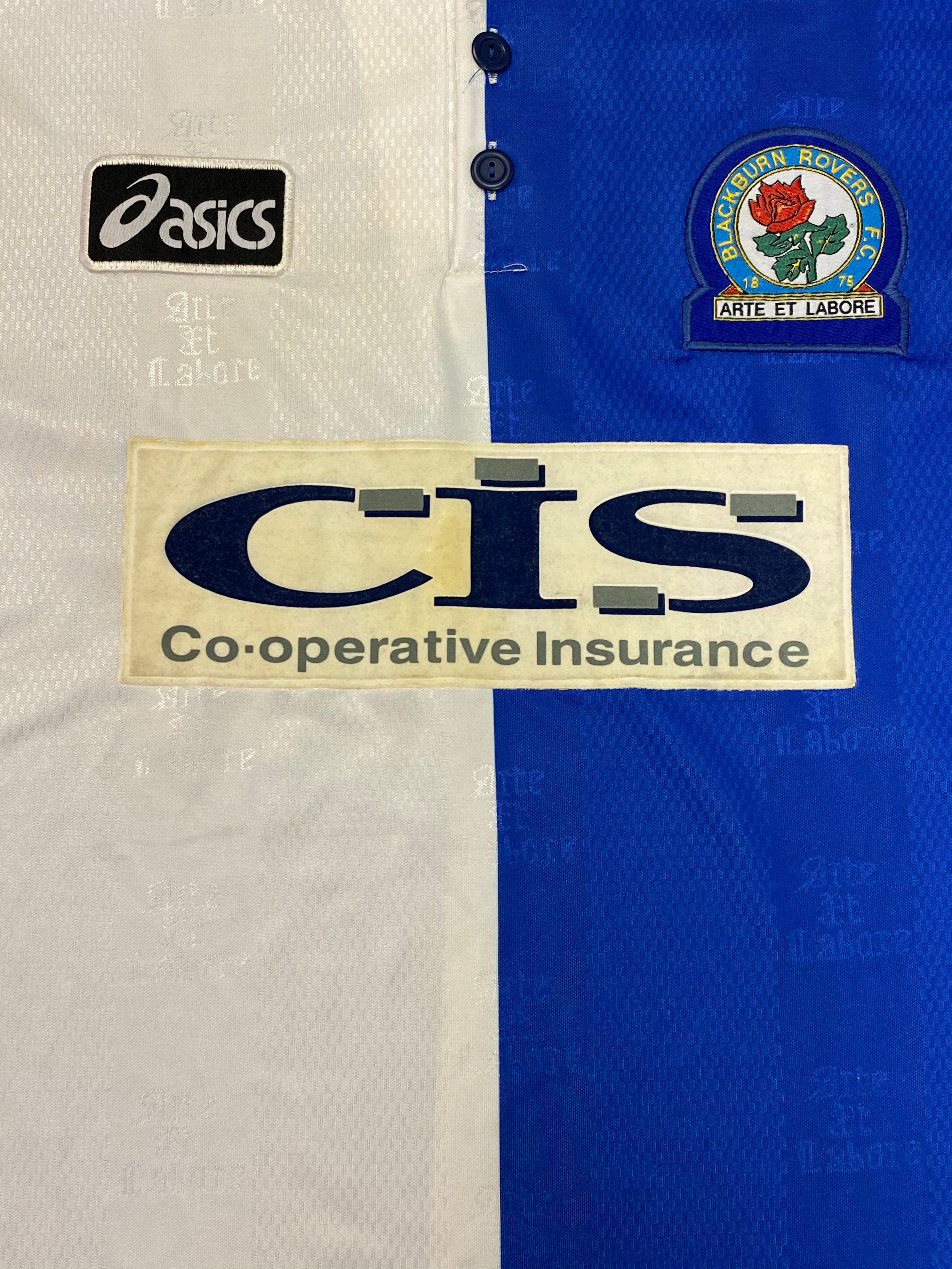 1996/98 Blackburn Home Shirt Hendry #5 (M) 5/10