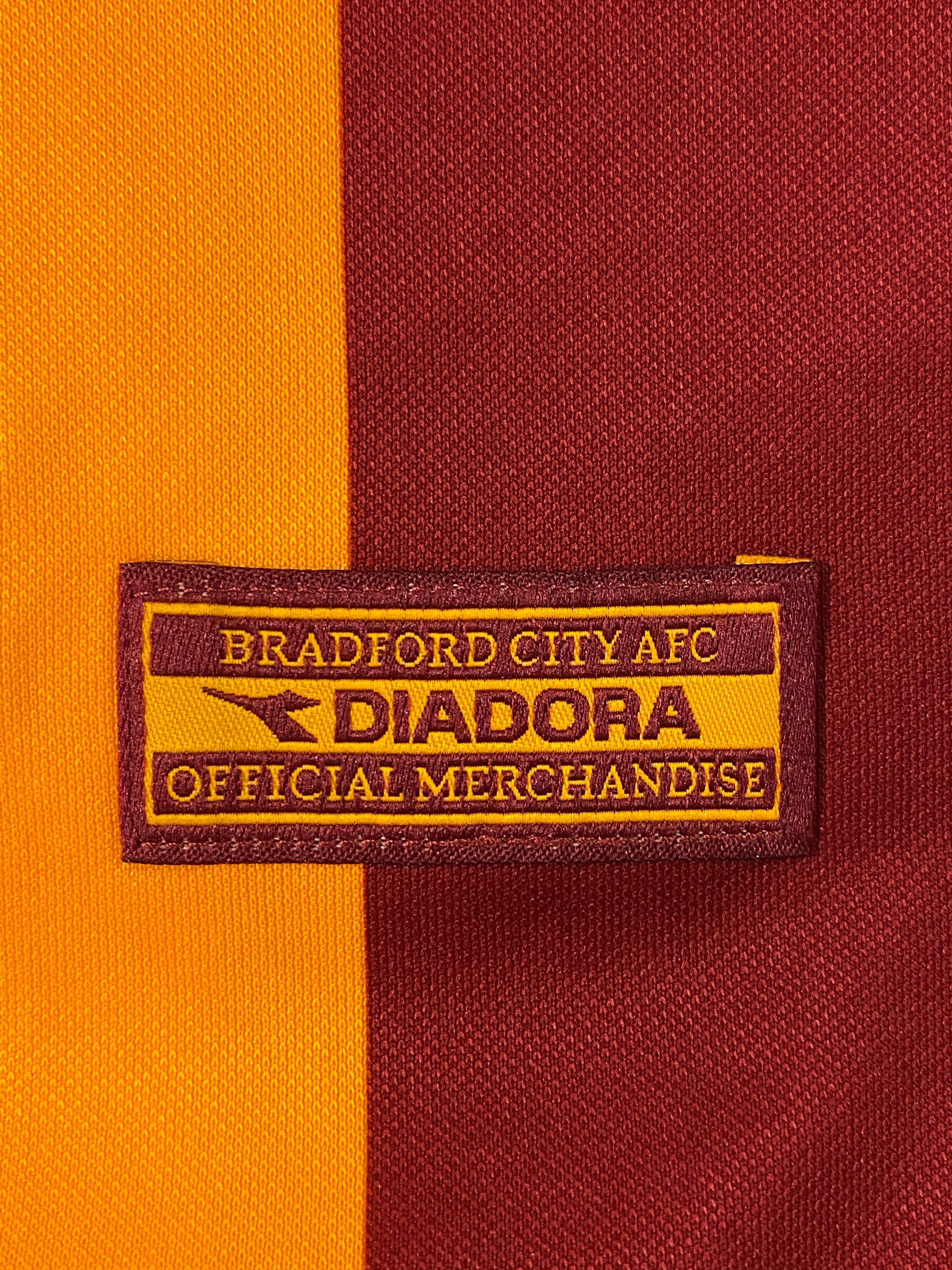 2003/04 Bradford City Home Centenary L/S Shirt (L) 8/10