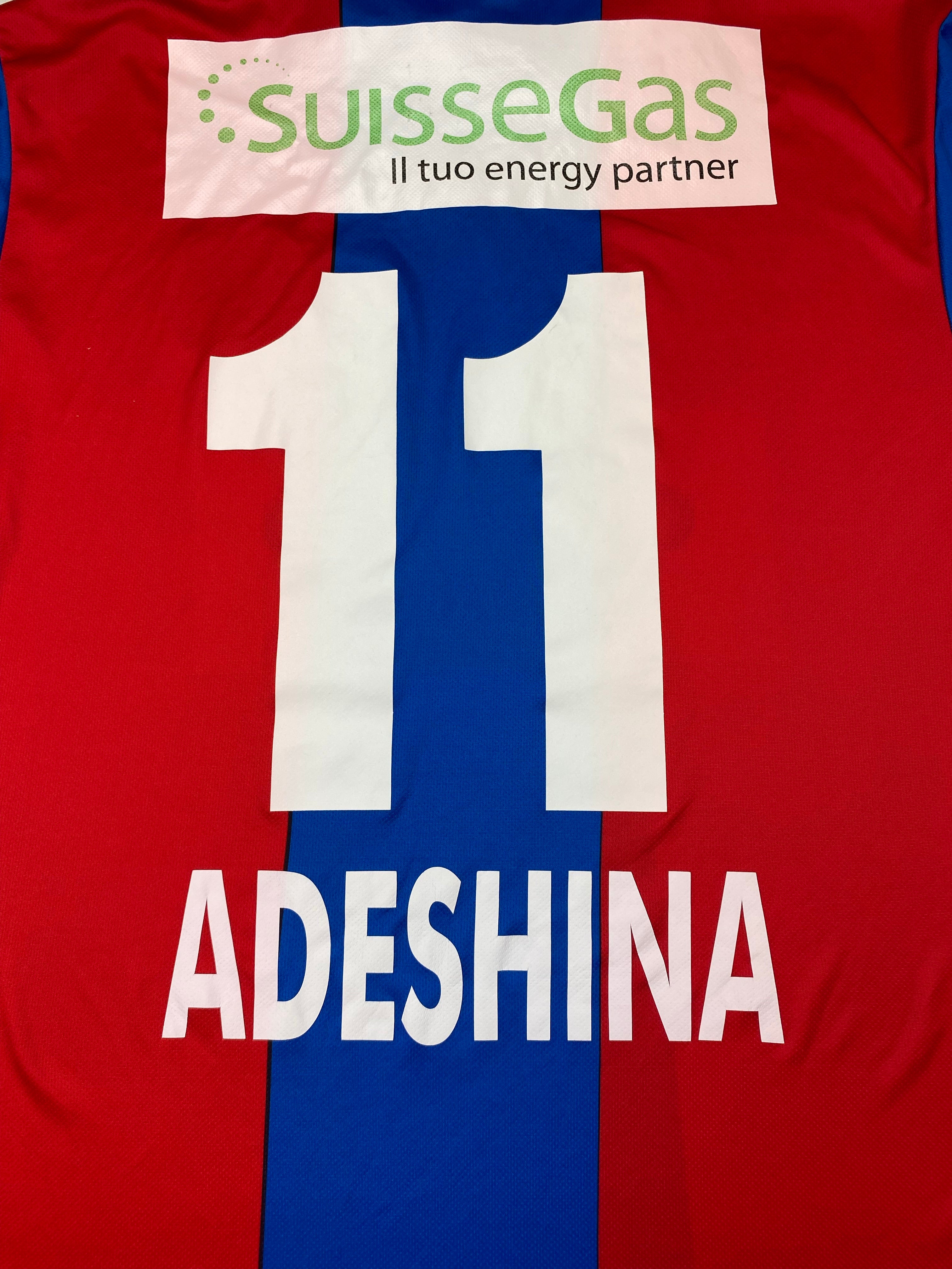 2012/13 FC Chiasso *Player Issue* Home Shirt Adeshina #11 (XL) 8.5/10