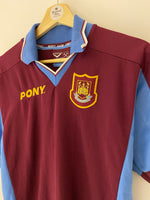 1997/98 West Ham Home Shirt Sinclair #8 (Y) 7/10