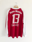 2004/05 Bayern Munich *Player Issue* Home L/S Shirt Ballack #13 (XL) 8/10