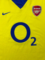 2003/05 Arsenal Away Shirt Cole #3 (S) 8.5/10