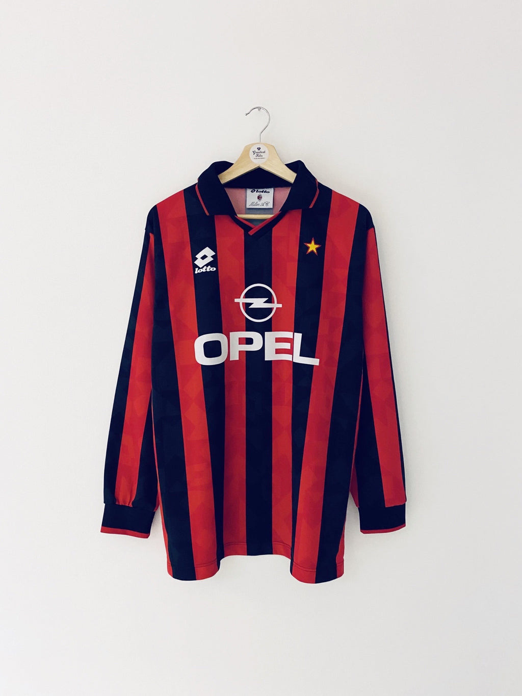 1994/95 AC Milan Home L/S Shirt (L) 9/10