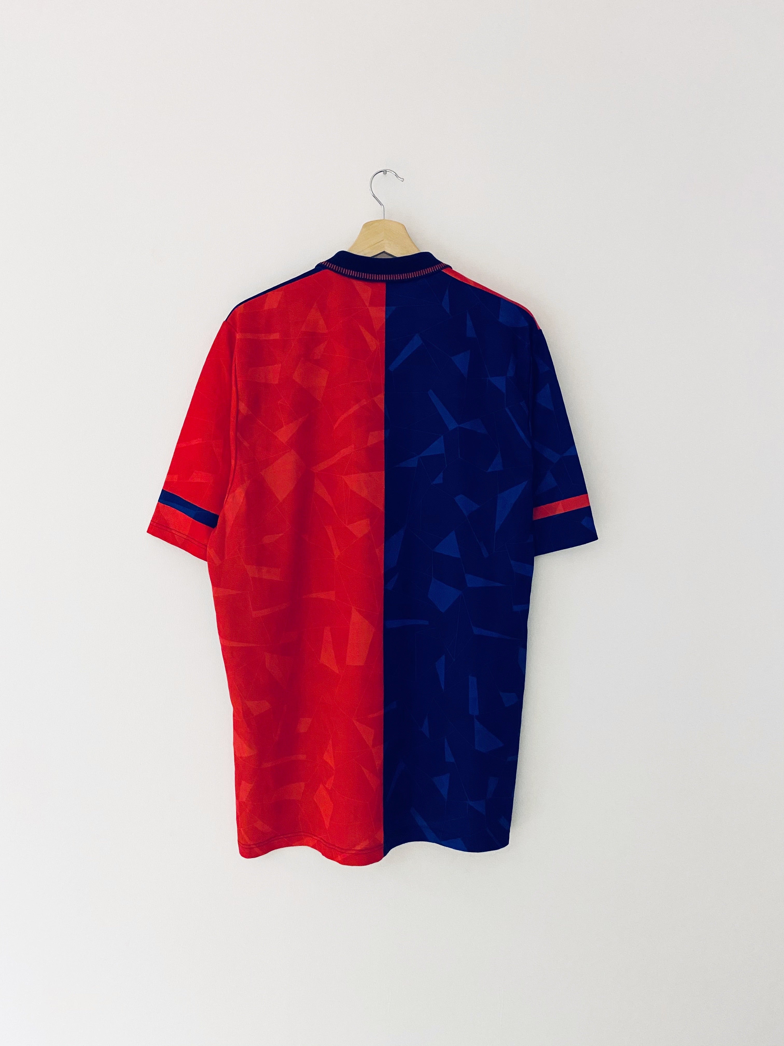 1990/93 Cagliari Home Shirt (XL) 9/10