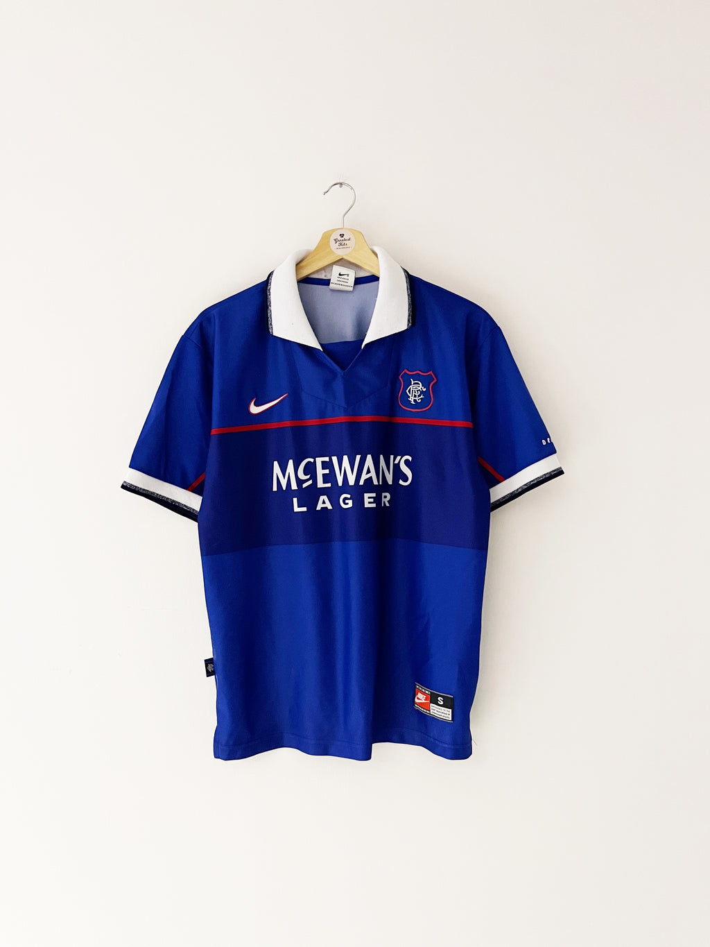 1997/99 Rangers Home Shirt (S) 9/10