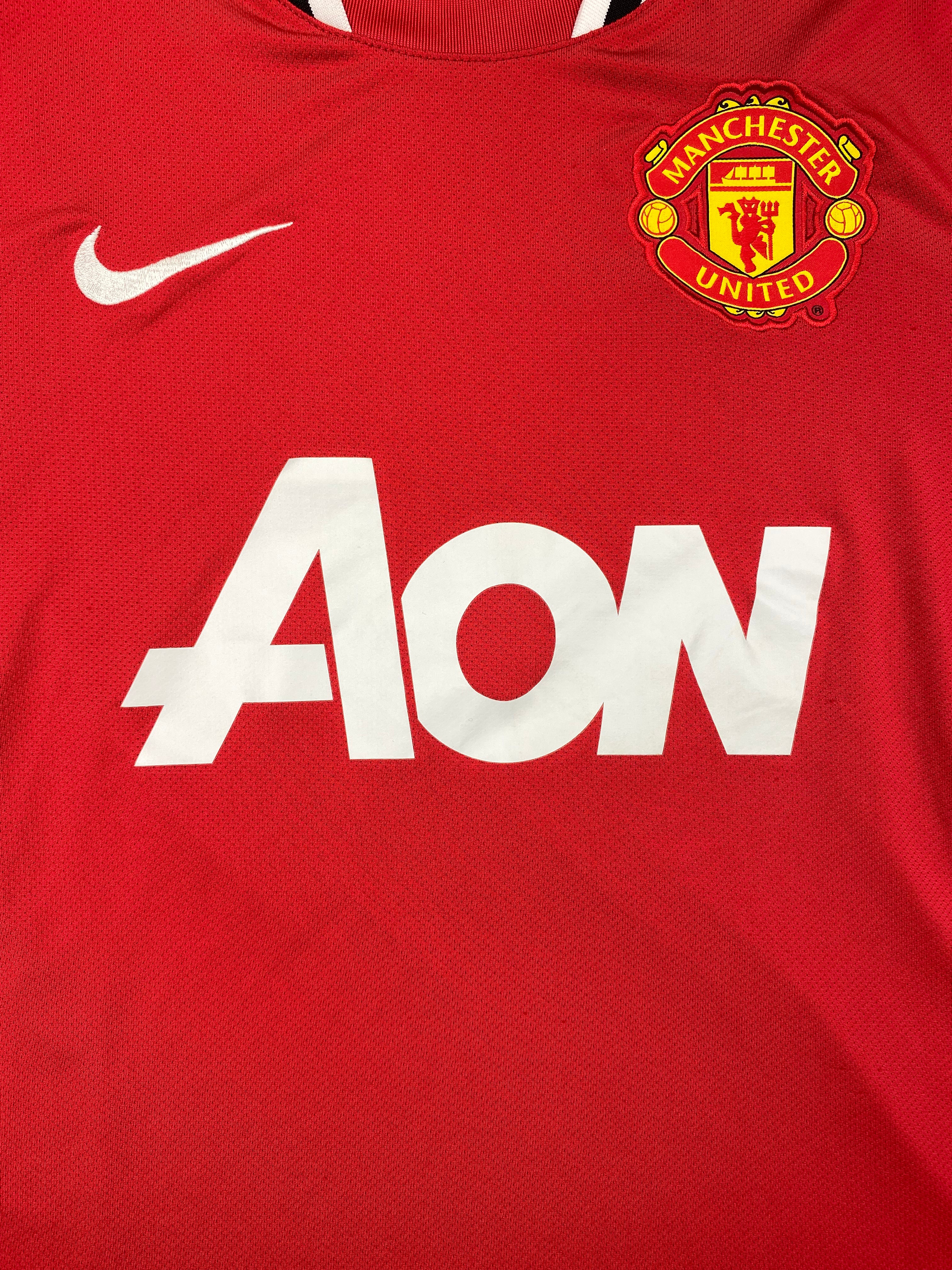 2011/12 Manchester United Home Shirt (S) 9/10