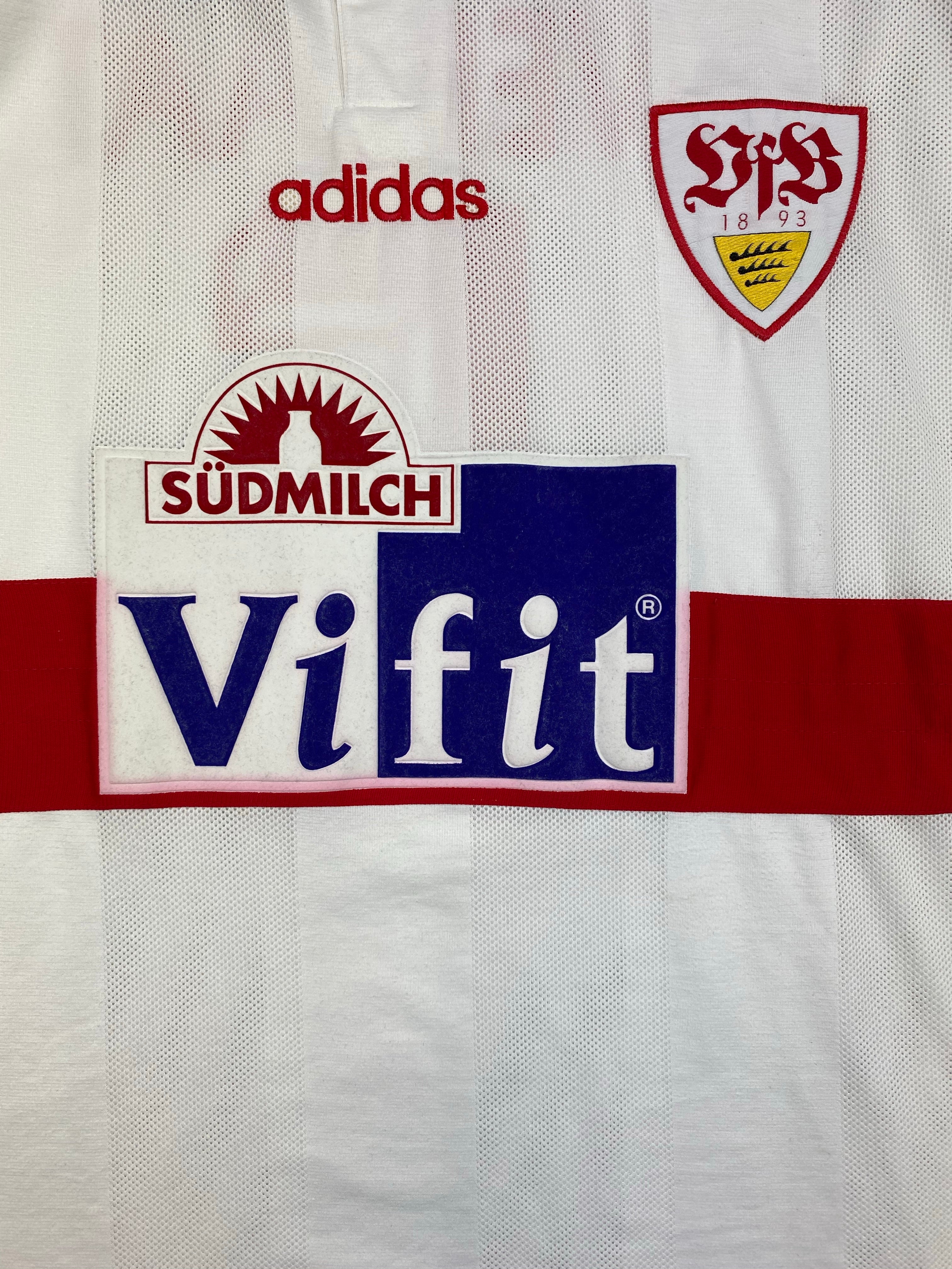 1996/97 Stuttgart Home Shirt Verlaat #5 (XXL) 9/10