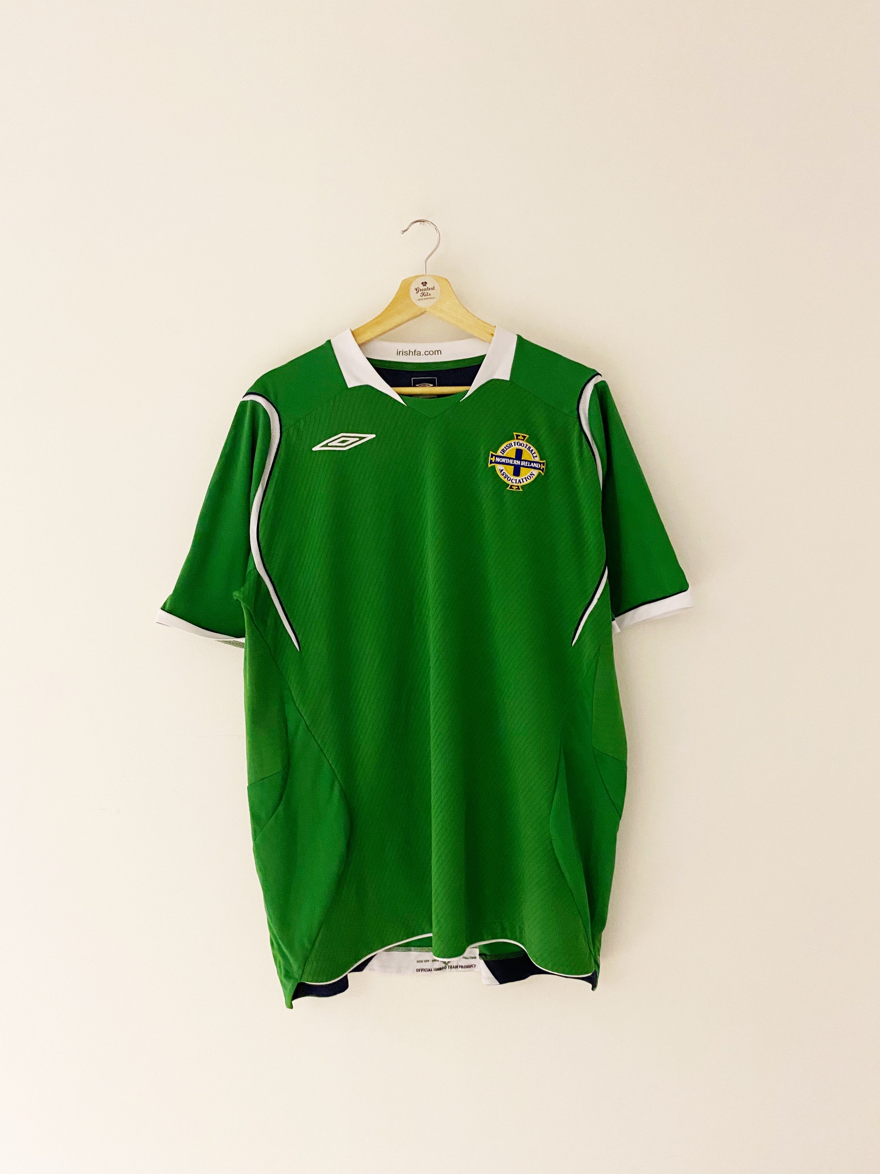 2008/10 Northern Ireland Home Shirt (XL) 9/10