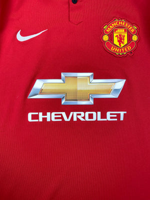 2014/15 Manchester United Home Shirt Di Maria #7 (M) 9/10