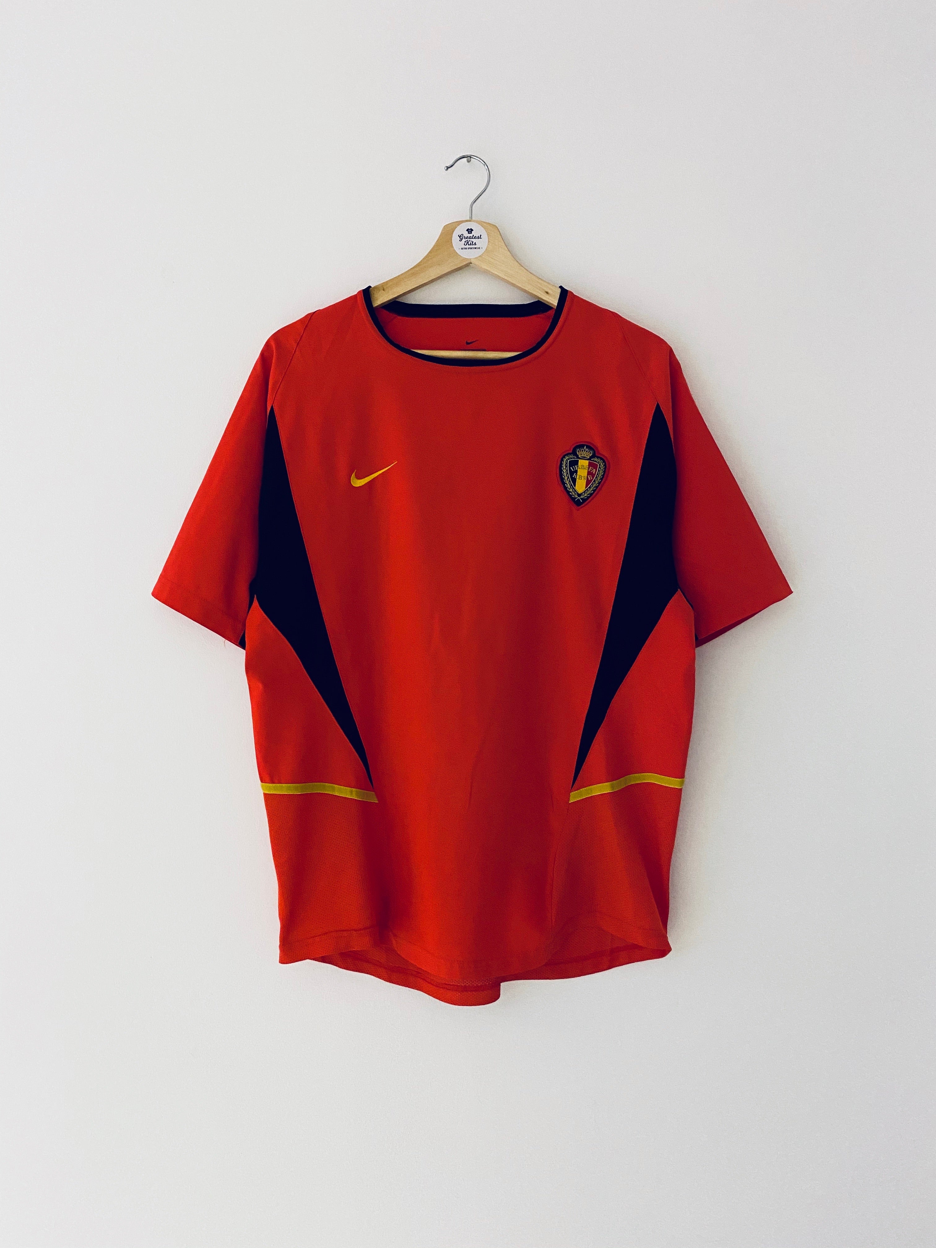 2002/04 Belgium Home Shirt (M) 9/10