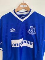 1999/00 Everton Home Shirt Xavier #19 (L) 9/10