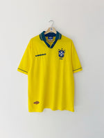 1993/94 Brazil Home Shirt (XL) 9/10