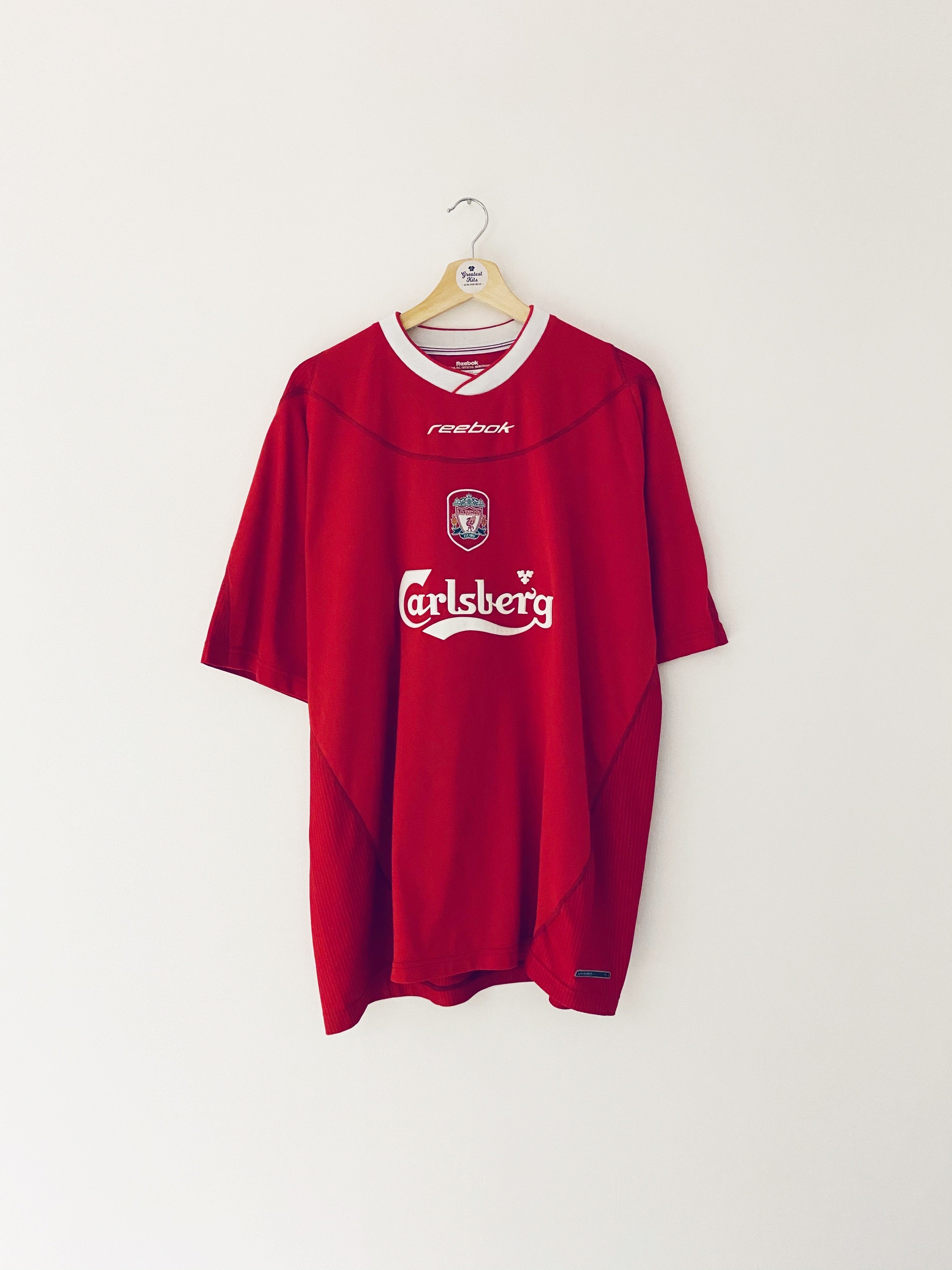 2002/04 Liverpool Home Shirt (XL) 9/10