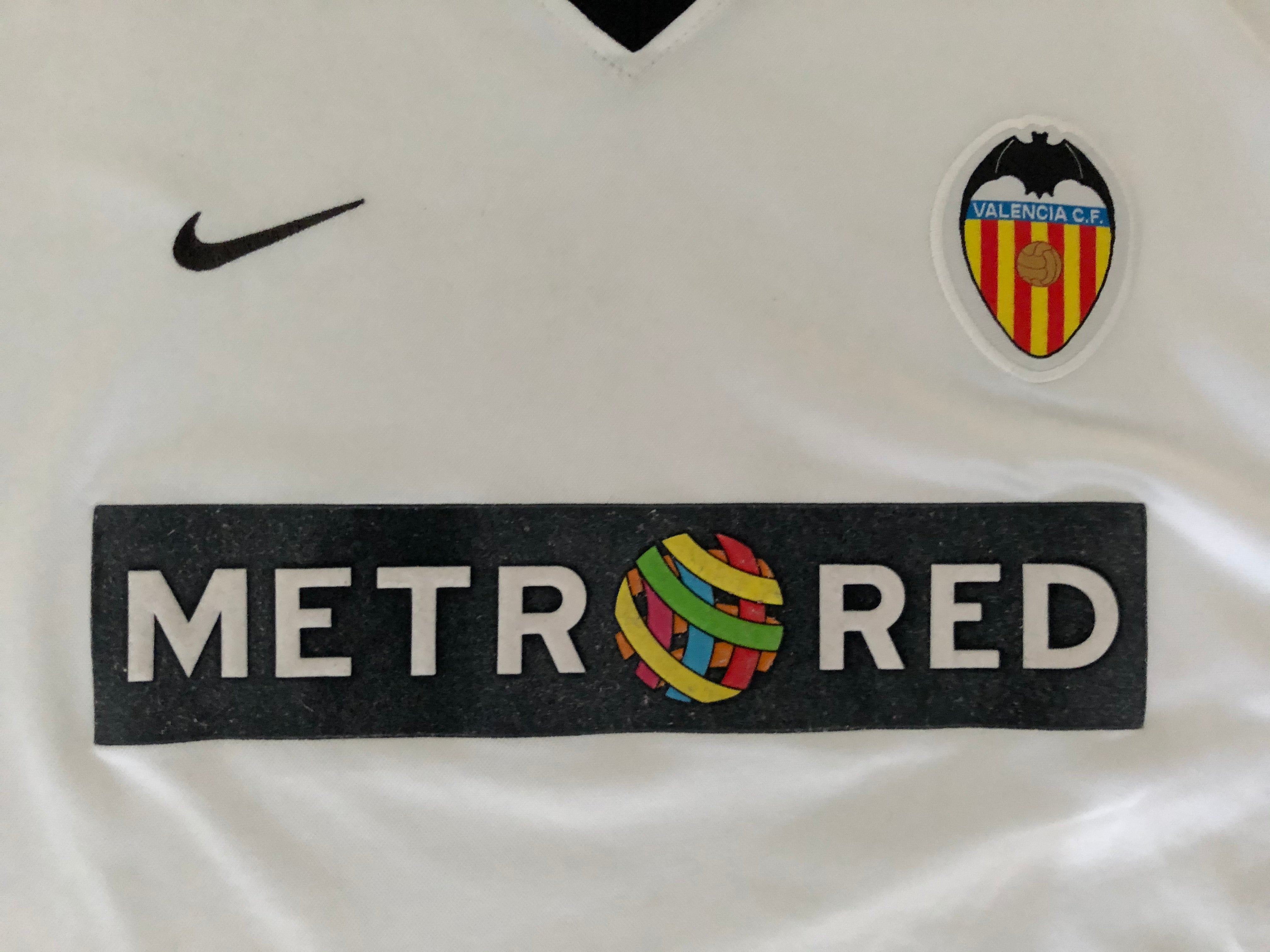 2001/02 Valencia Home Shirt (L) 8.5/10