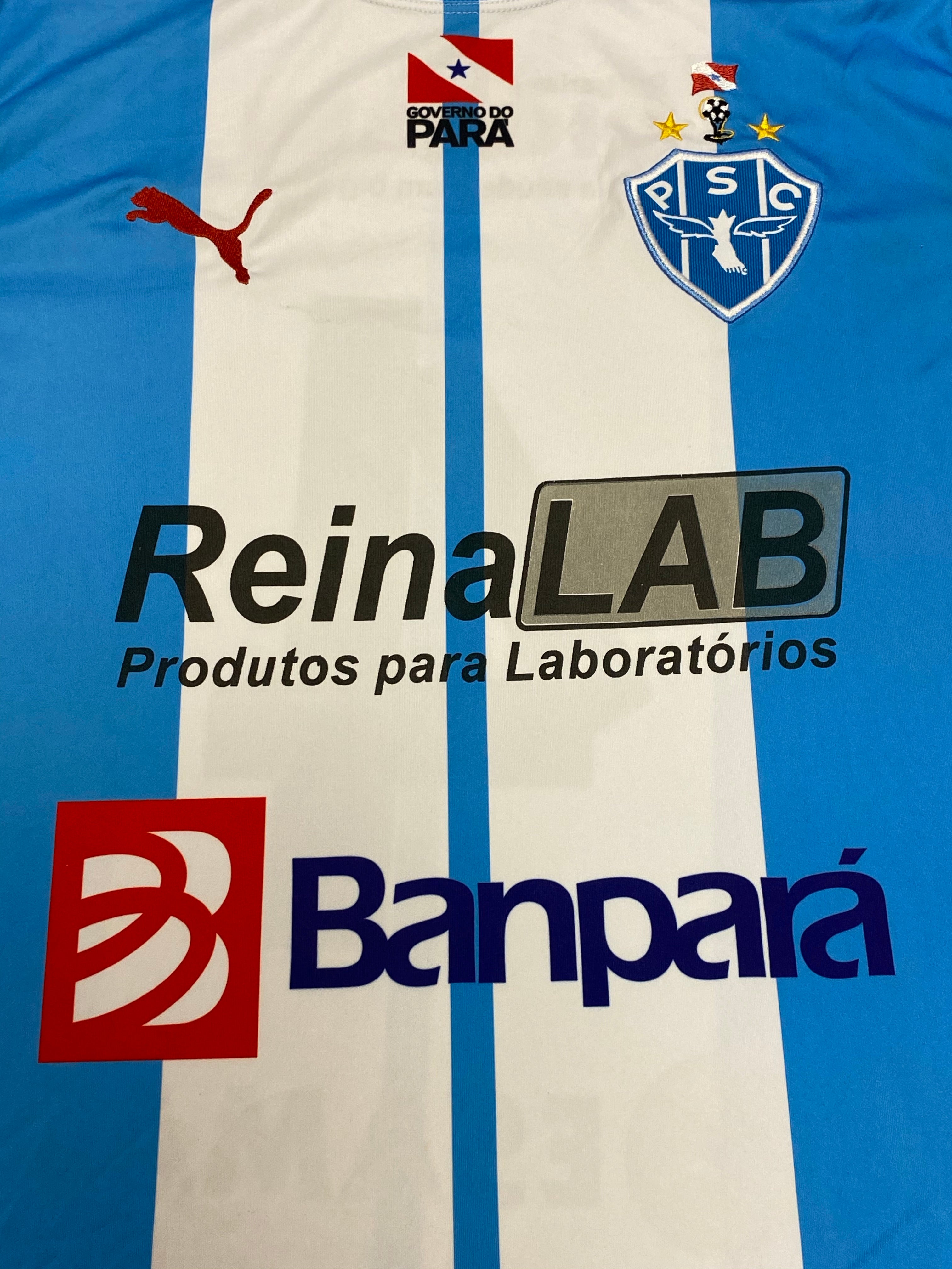 2013 Paysandu *Player Issue* Home L/S Shirt #4 (XL) 8.5/10