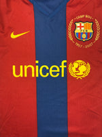 2007/08 Barcelona Home L/S Shirt (S) 8.5/10