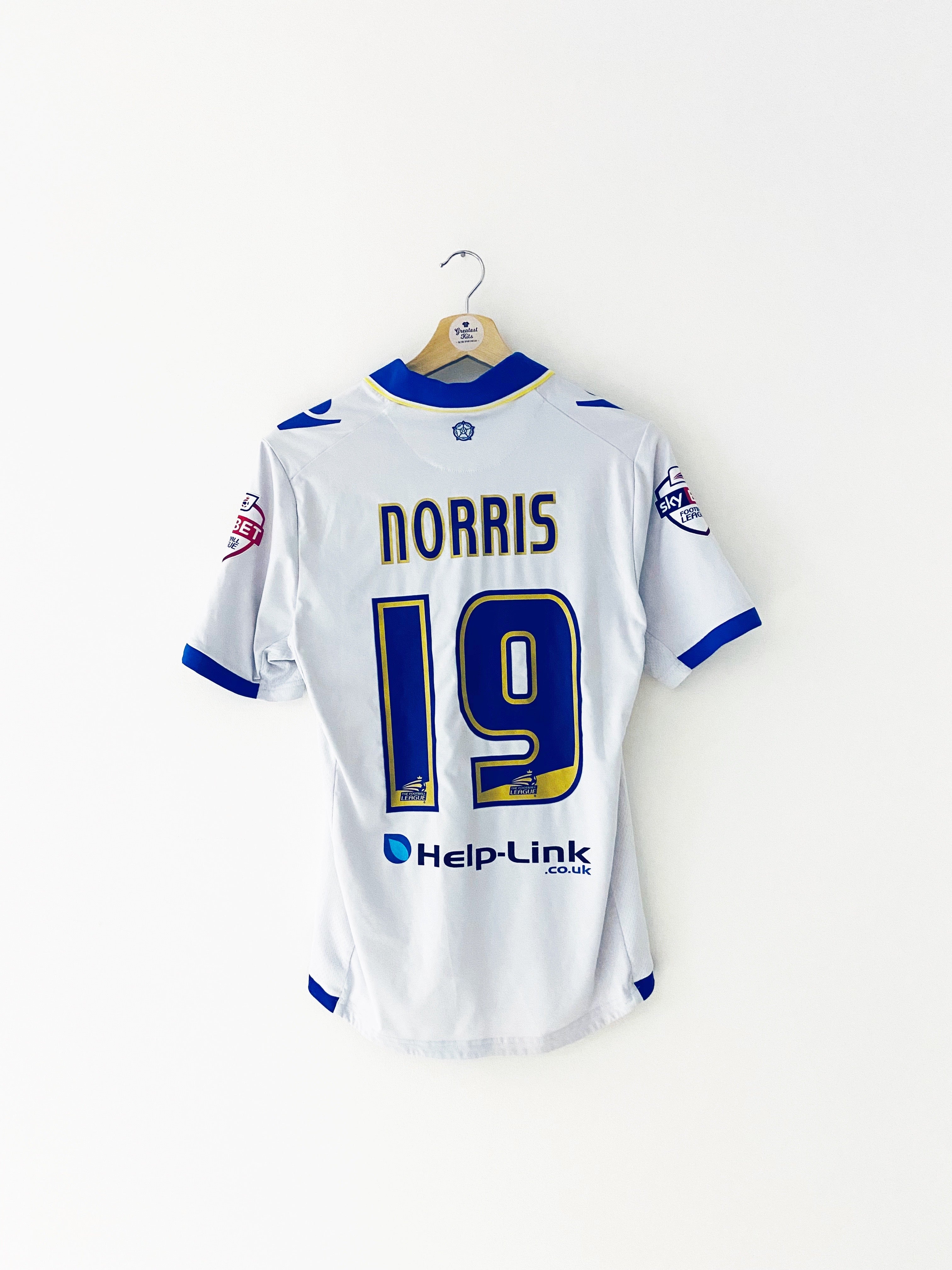 2013/14 Leeds United Home Shirt Norris #19 (S) 9/10