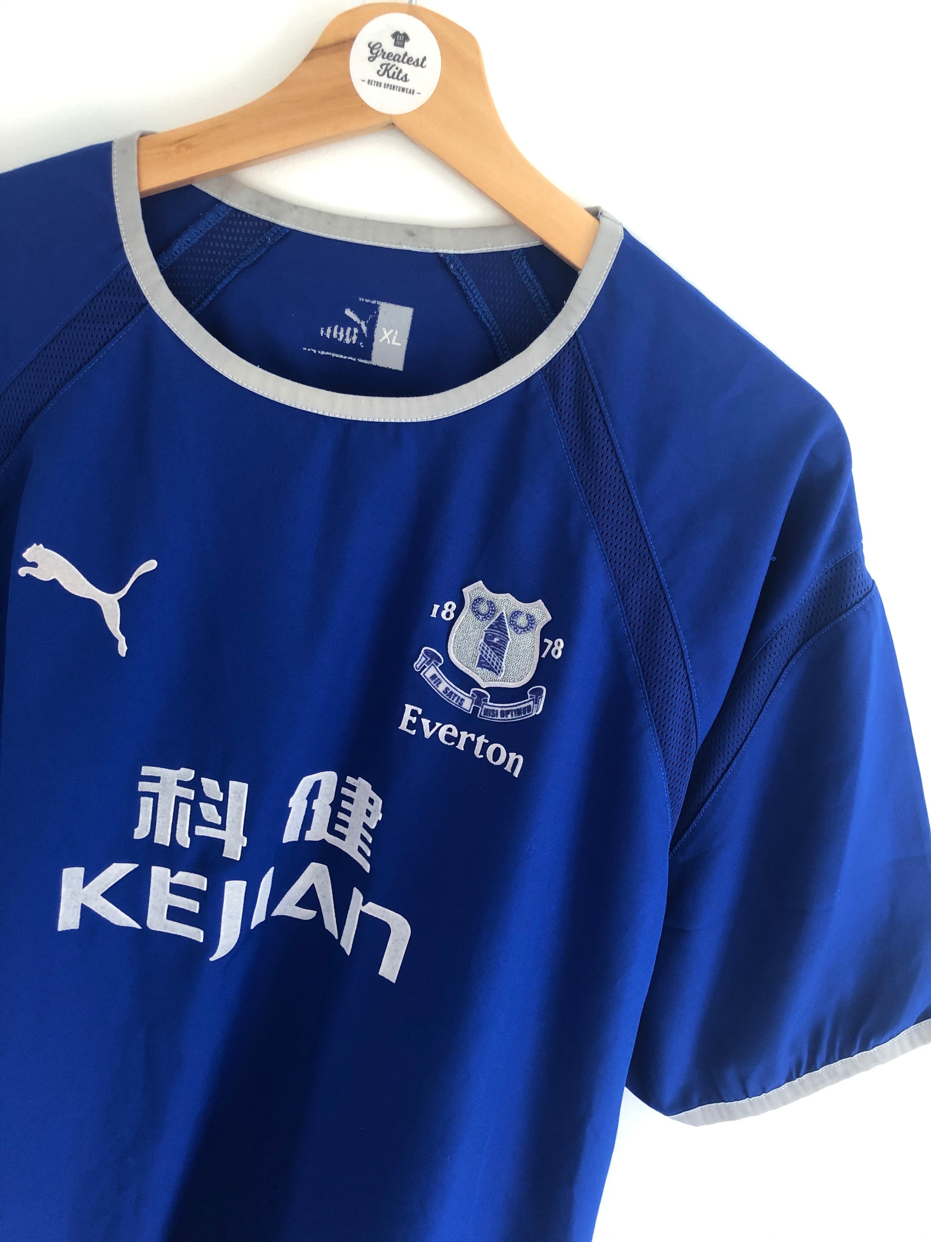 2003/04 Everton Home Shirt (XL) 8/10