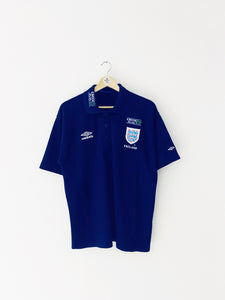 1997/99 England Polo Shirt (S) 9/10