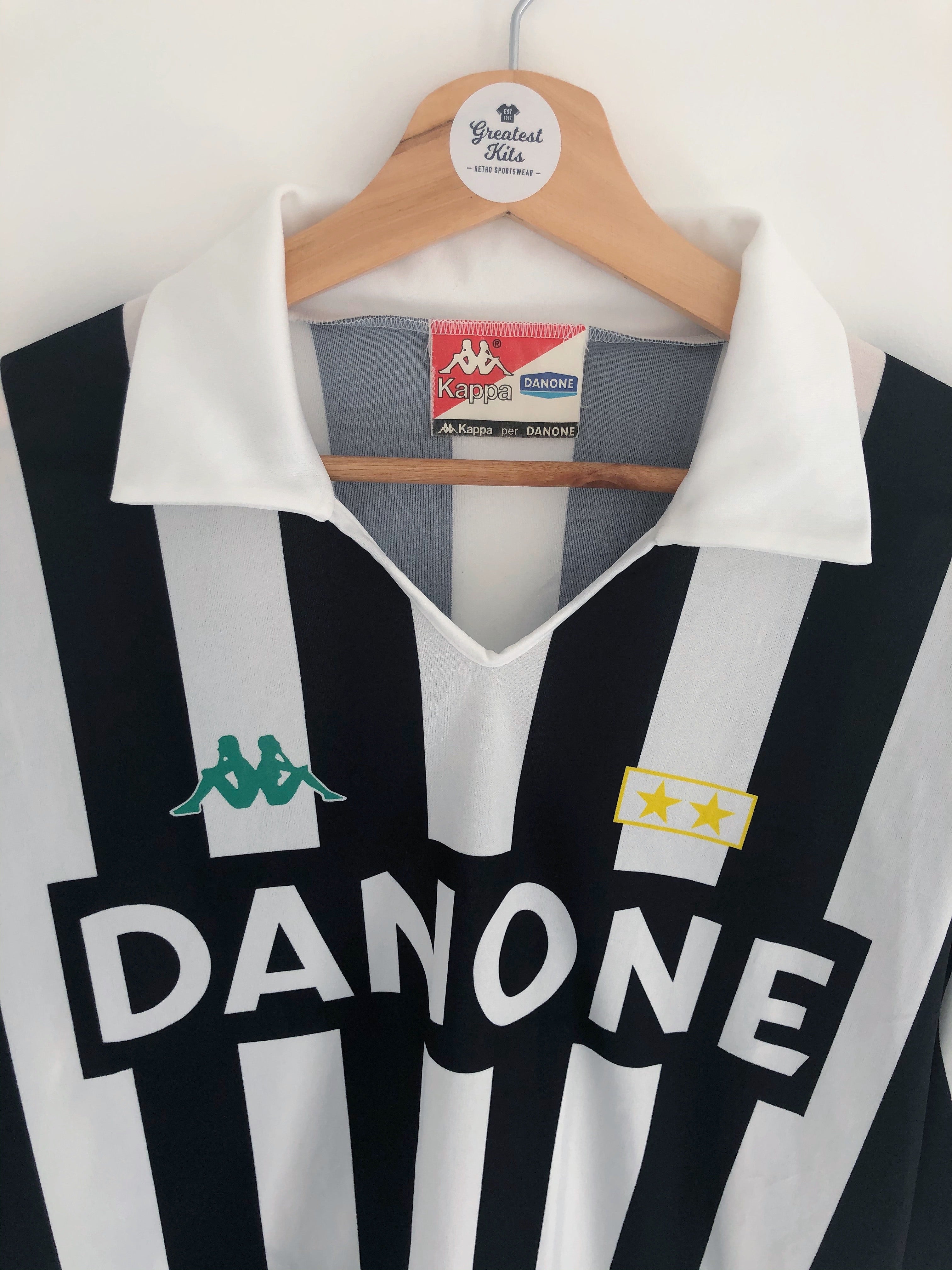 1992/94 Juventus Home L/S Shirt #10 (Baggio) (M) 9/10