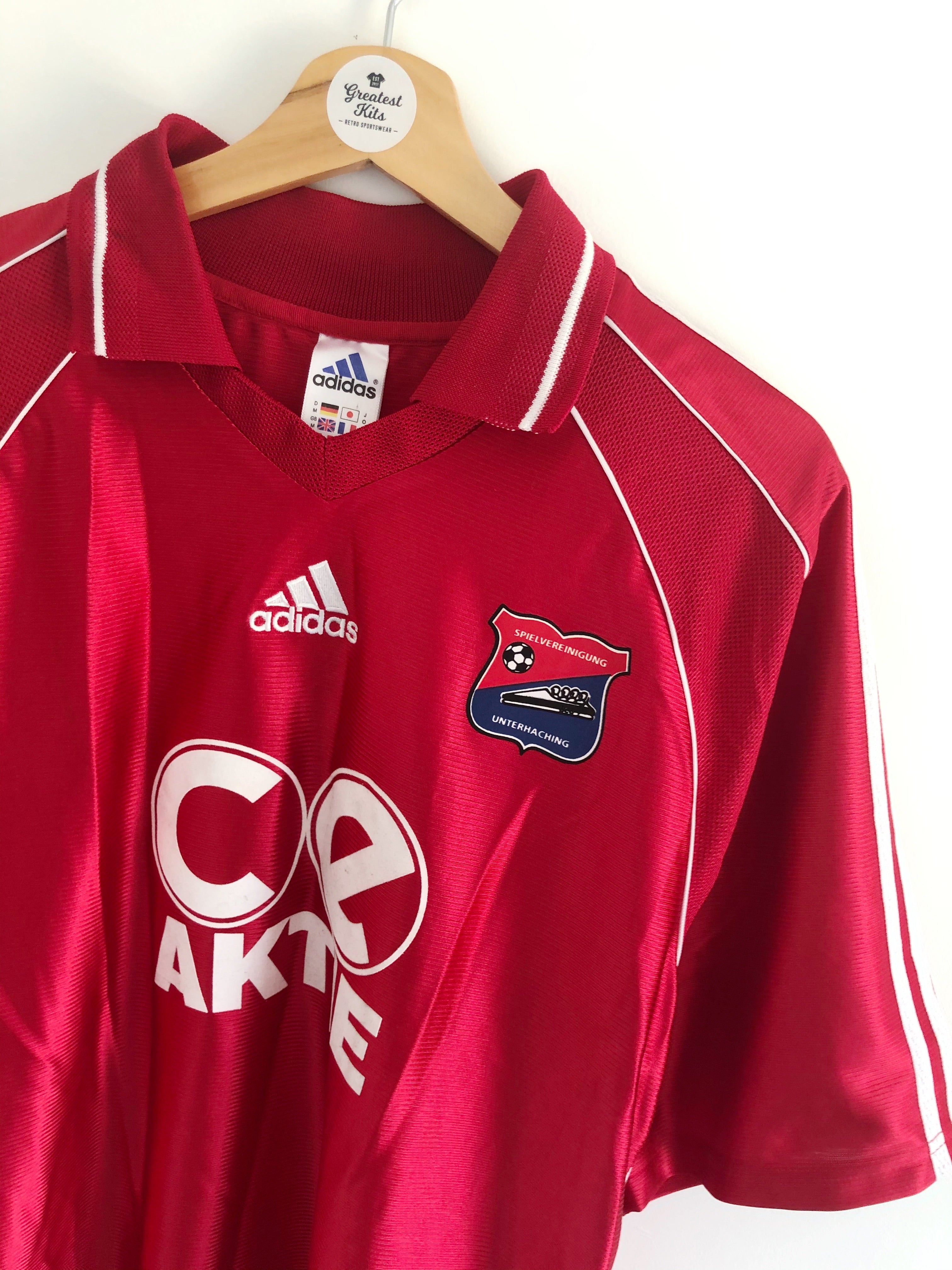 1999/00 Unterhaching Home Shirt (M) 9/10