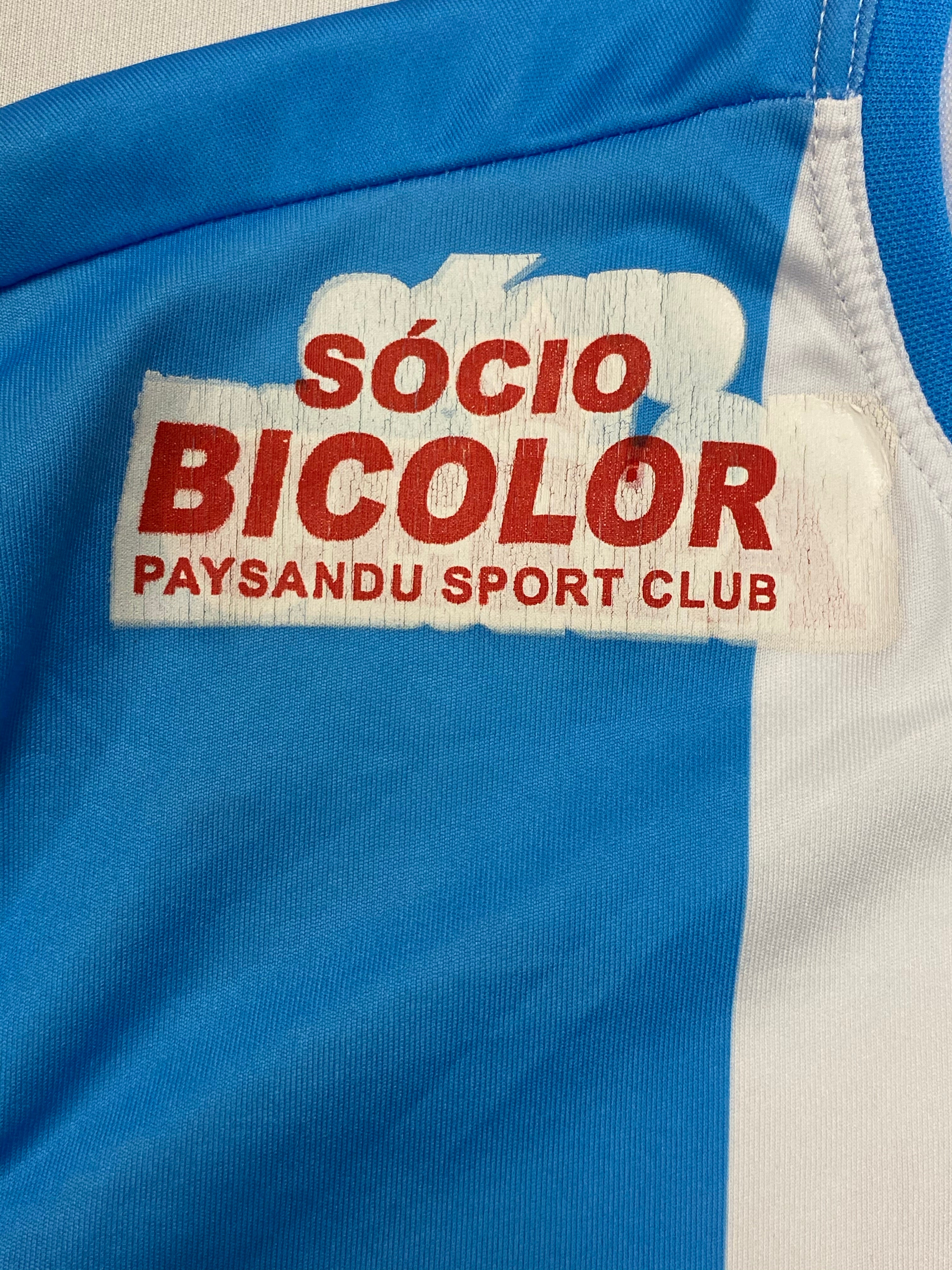 2013 Paysandu *Player Issue* Home L/S Shirt #4 (XL) 8.5/10