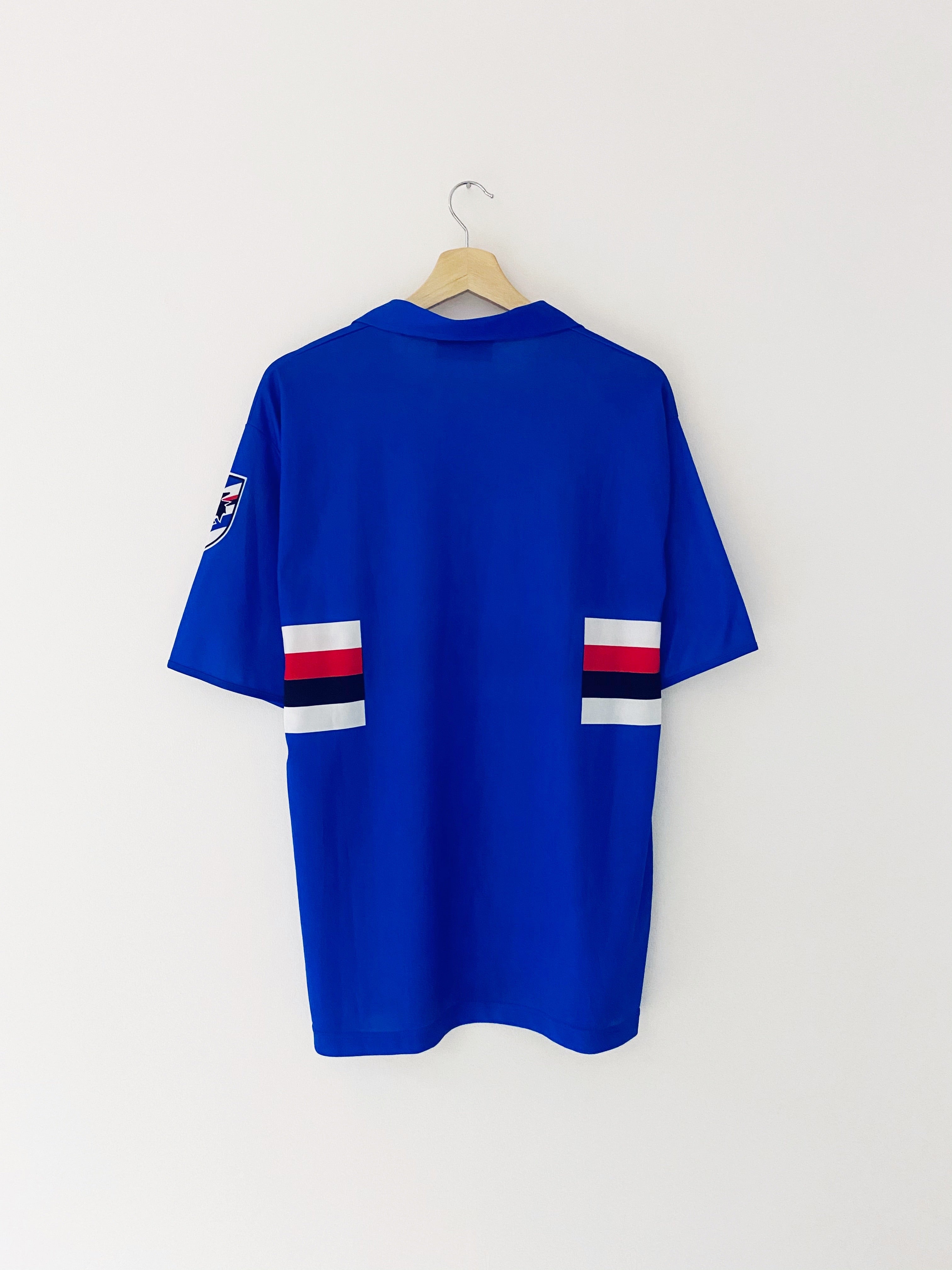 1991/92 Sampdoria Home Shirt (XL) 9/10