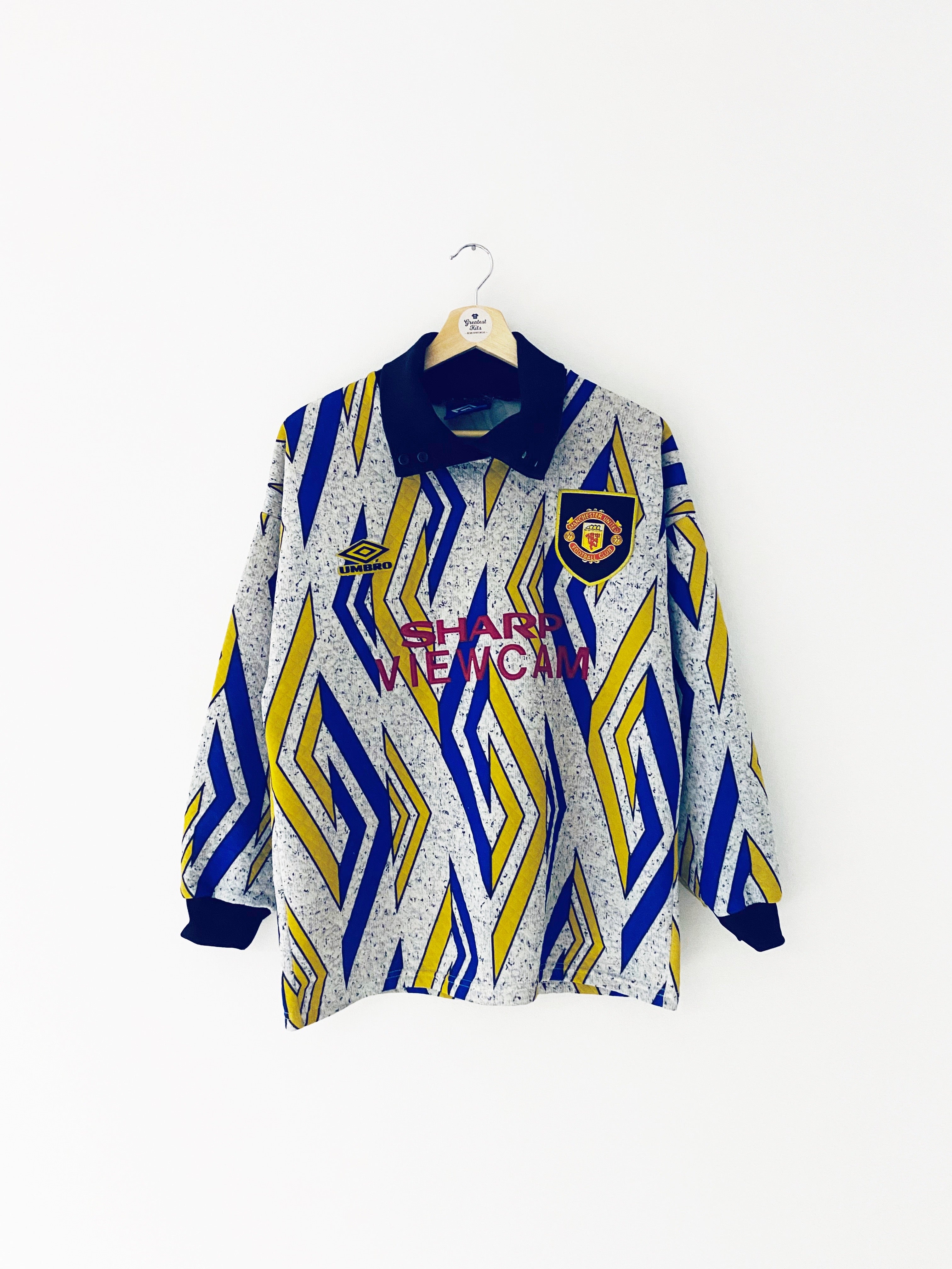 1993/95 Manchester United GK Shirt (S) 9/10