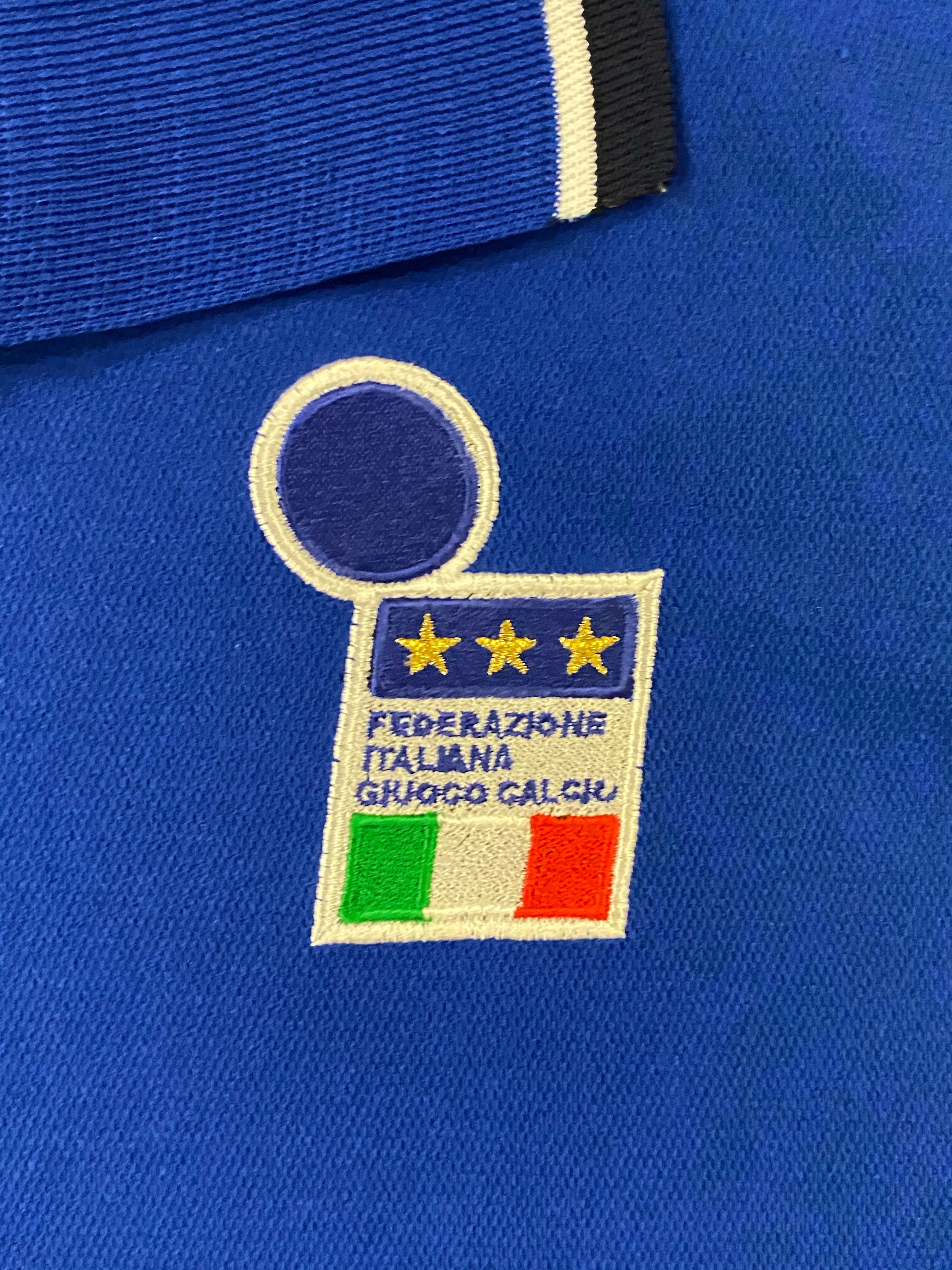 1998/00 Italy Home Polo Shirt (L) 9/10