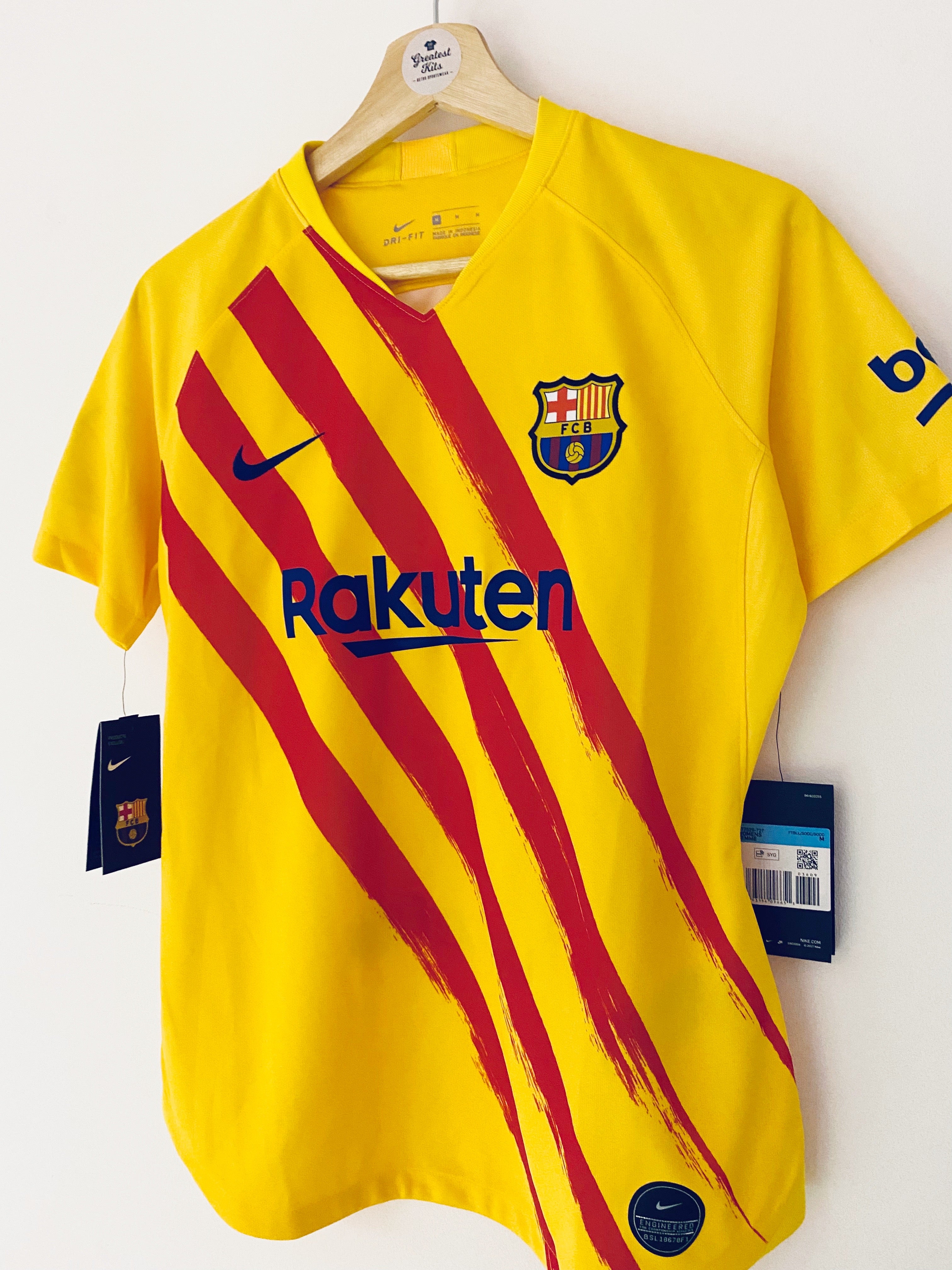 2019/20 Barcelona ‘Senyera’ Fourth Shirt Womens (M) BNWT