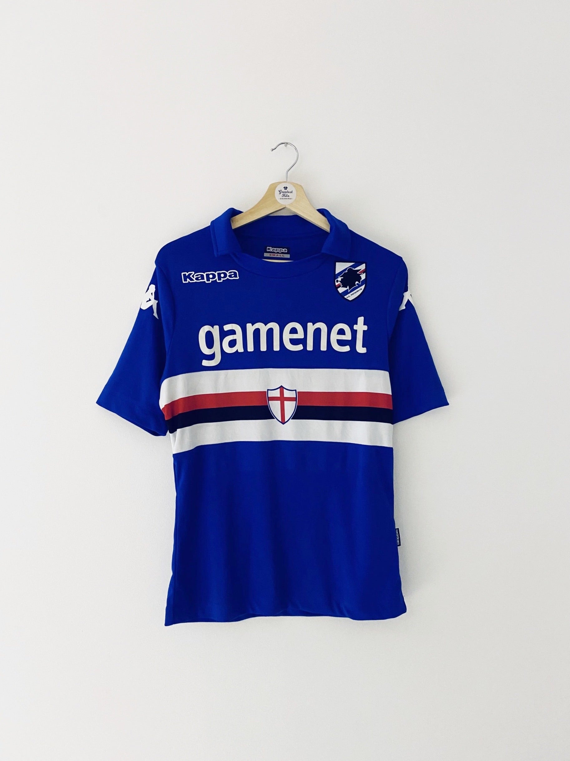 2013/14 Sampdoria Home Shirt (S) 9/10