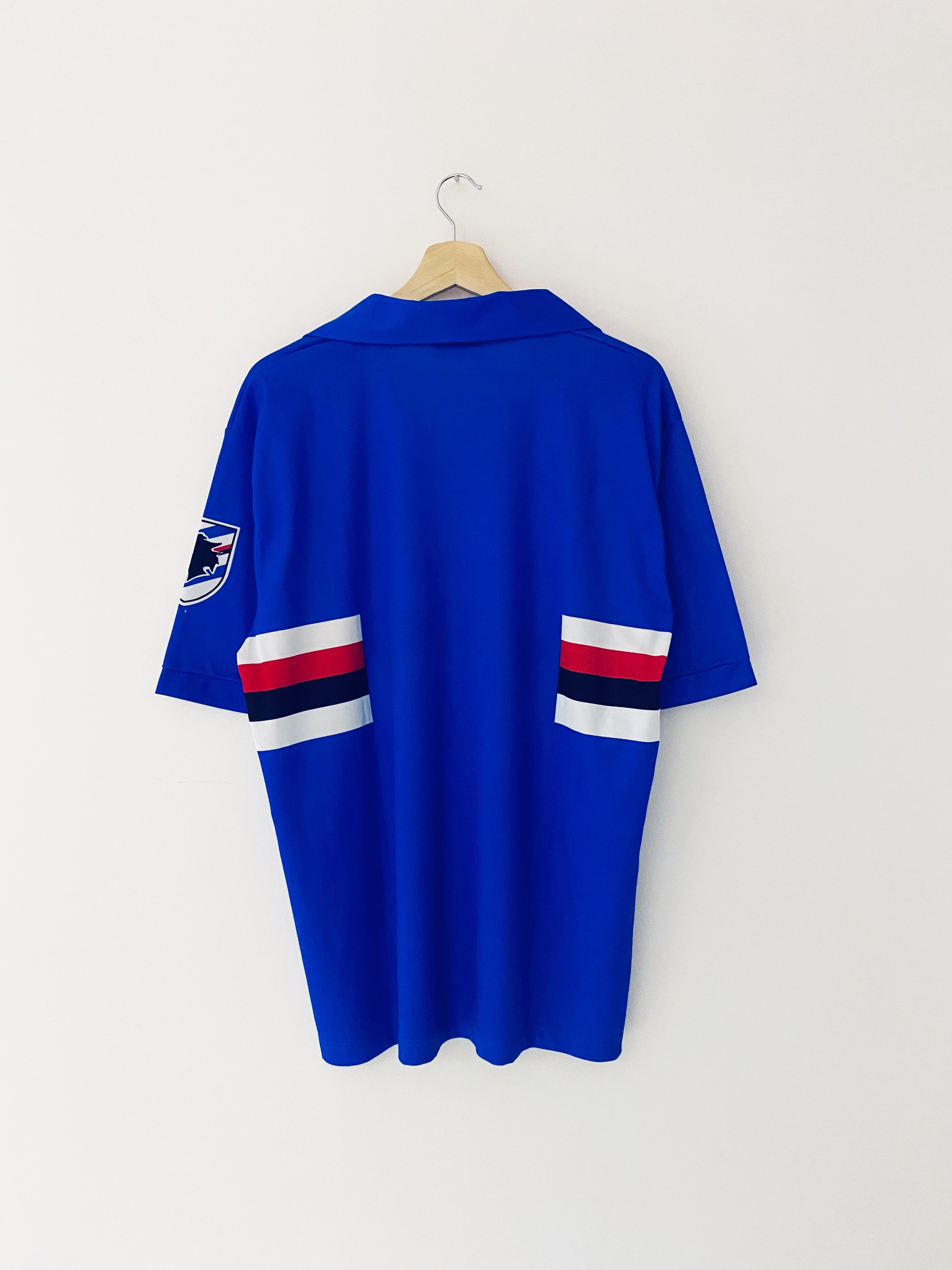 1991/92 Sampdoria Home Shirt (XL) 9.5/10