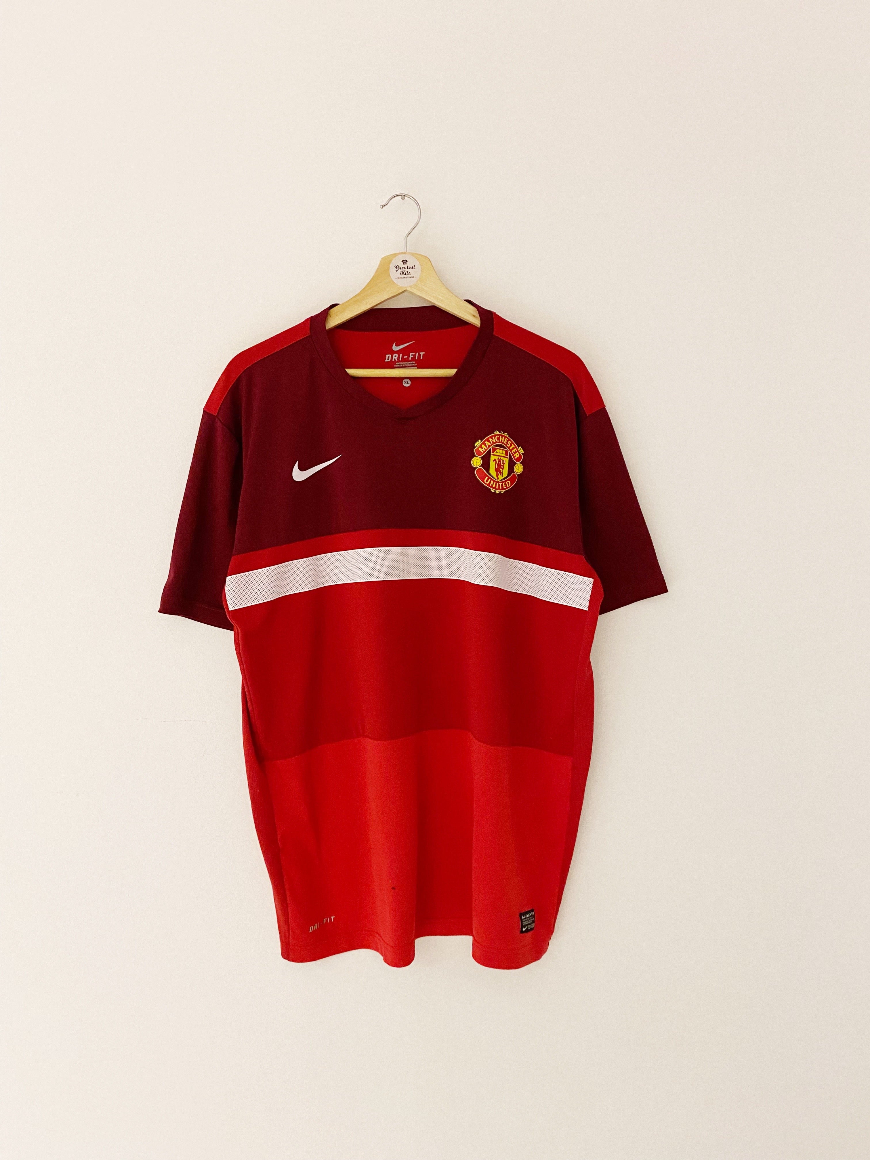 2011/12 Manchester United Training Shirt (XL) 9/10