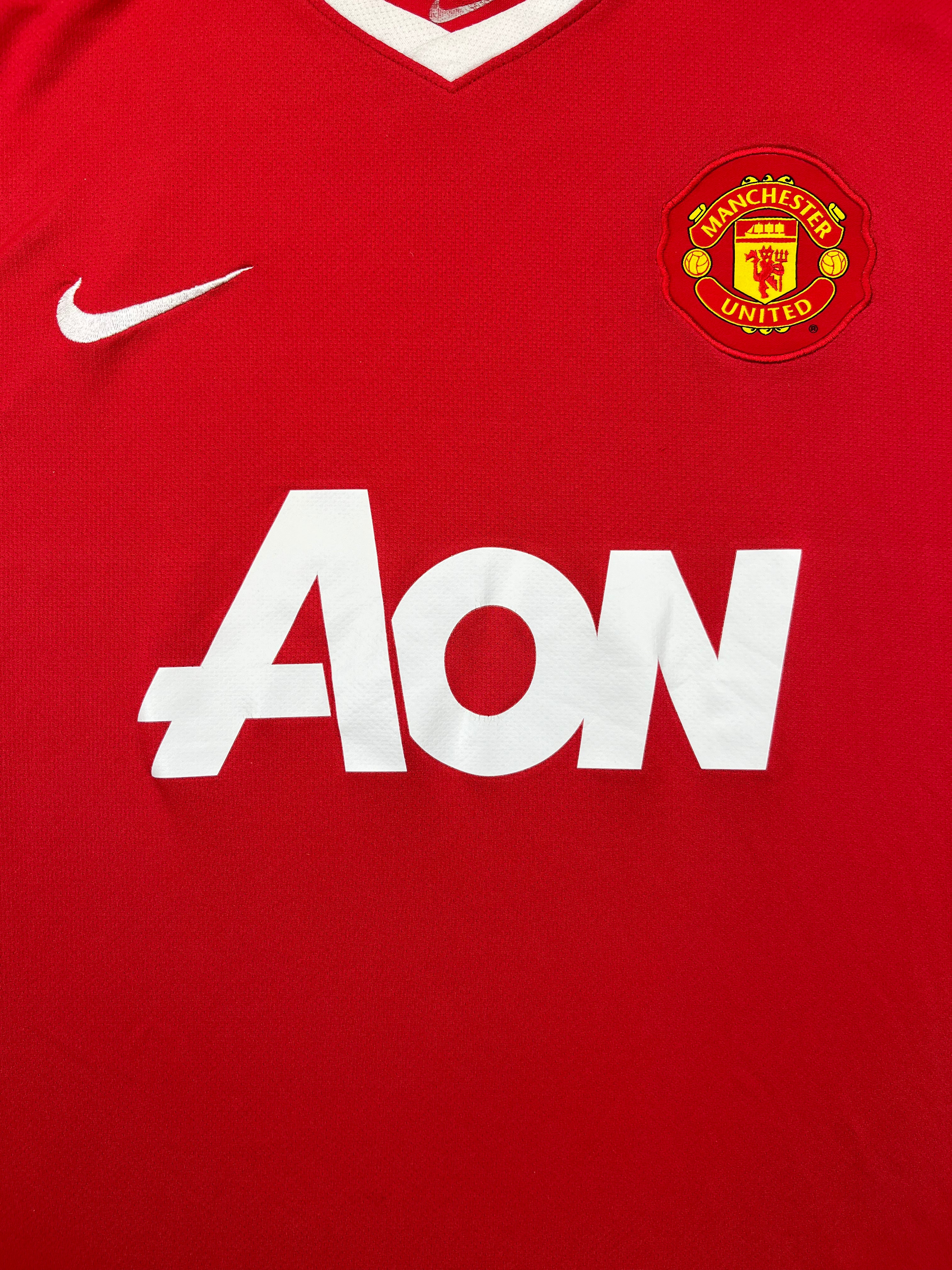 2010/11 Manchester United Home Shirt (XXL) 9/10