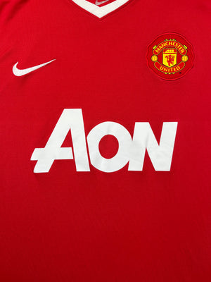 2010/11 Manchester United Home Shirt (XXL) 9/10