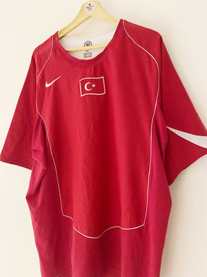 2004/06 Turkey Home Shirt (XXL) 9/10