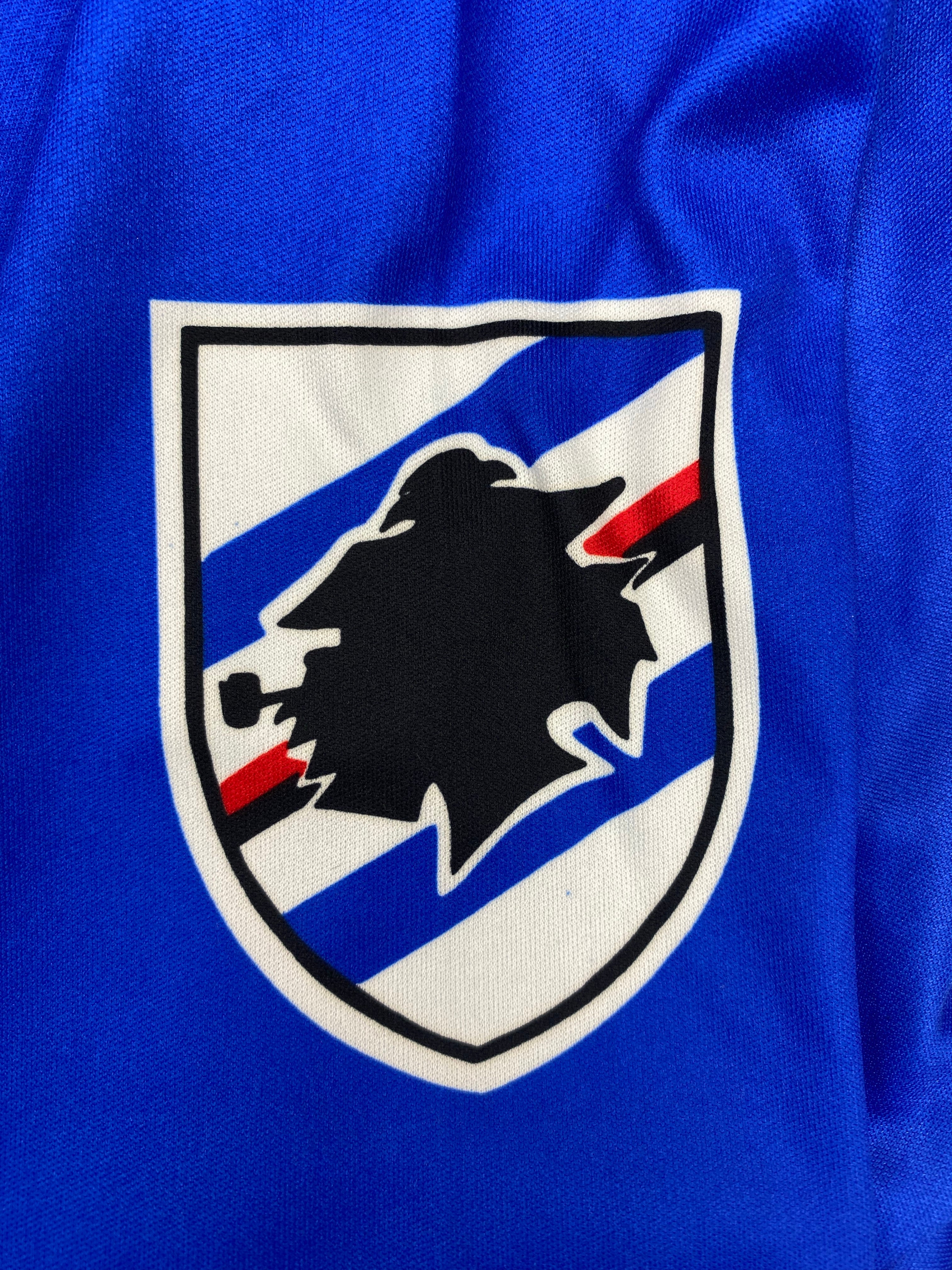 1991/92 Sampdoria Home Shirt (XL) 9.5/10