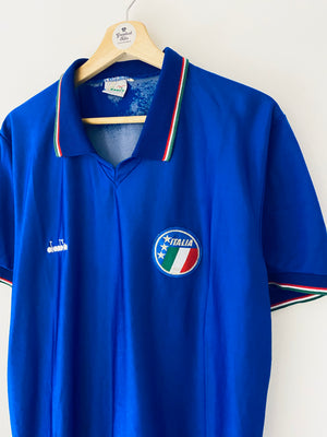 1986/90 Italy Home Shirt (L) 8/10